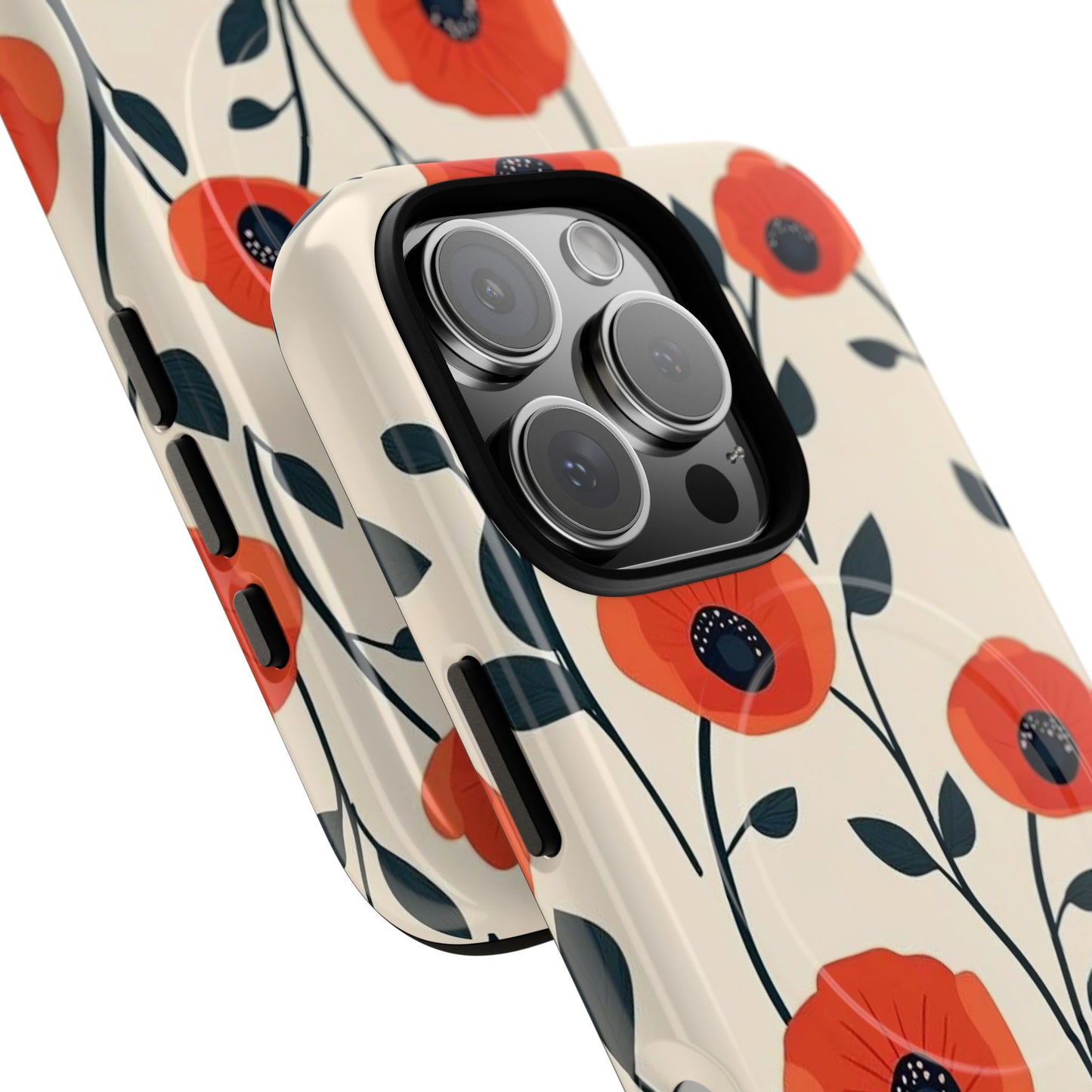 Poppy Fields Tough Magnetic Phone Case