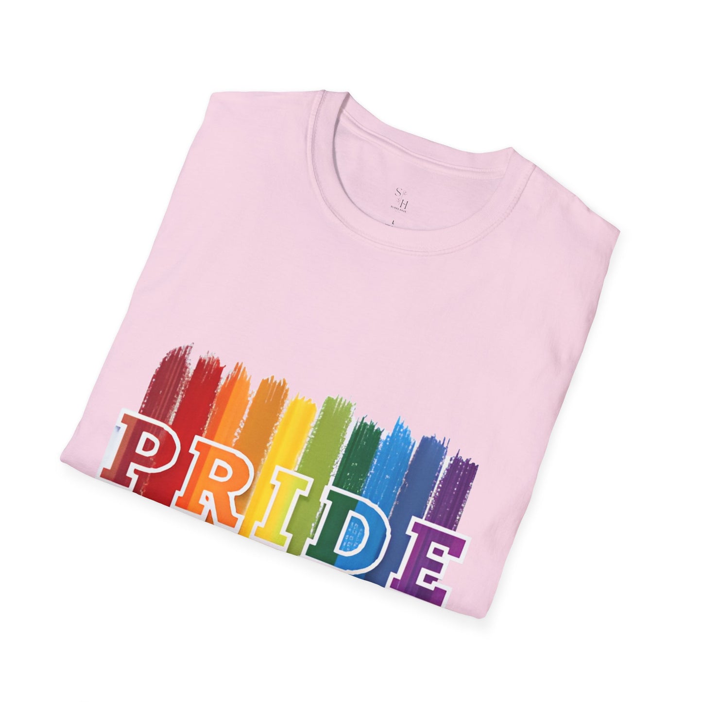 Pride Rainbow Stripes & Fingerprint T-Shirt