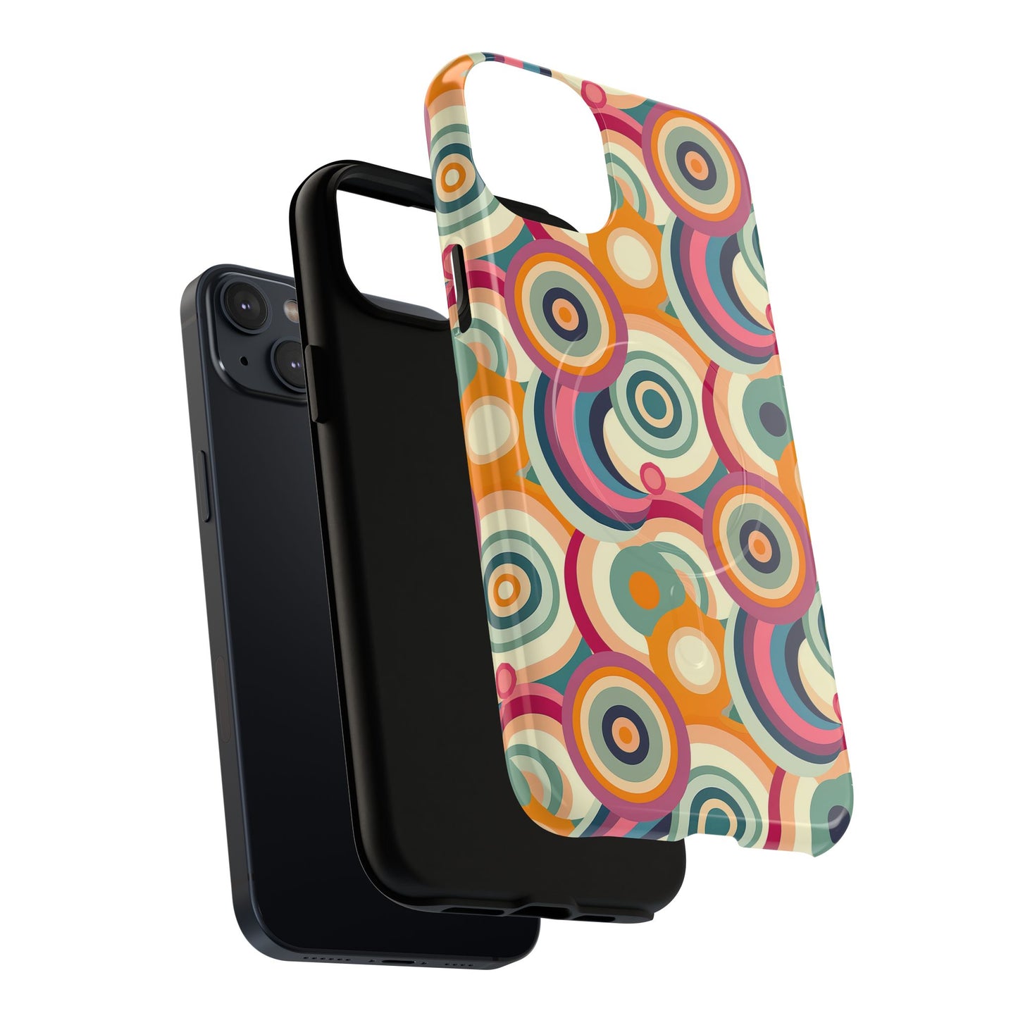 Retro Ripple Tough Magnetic Phone Case