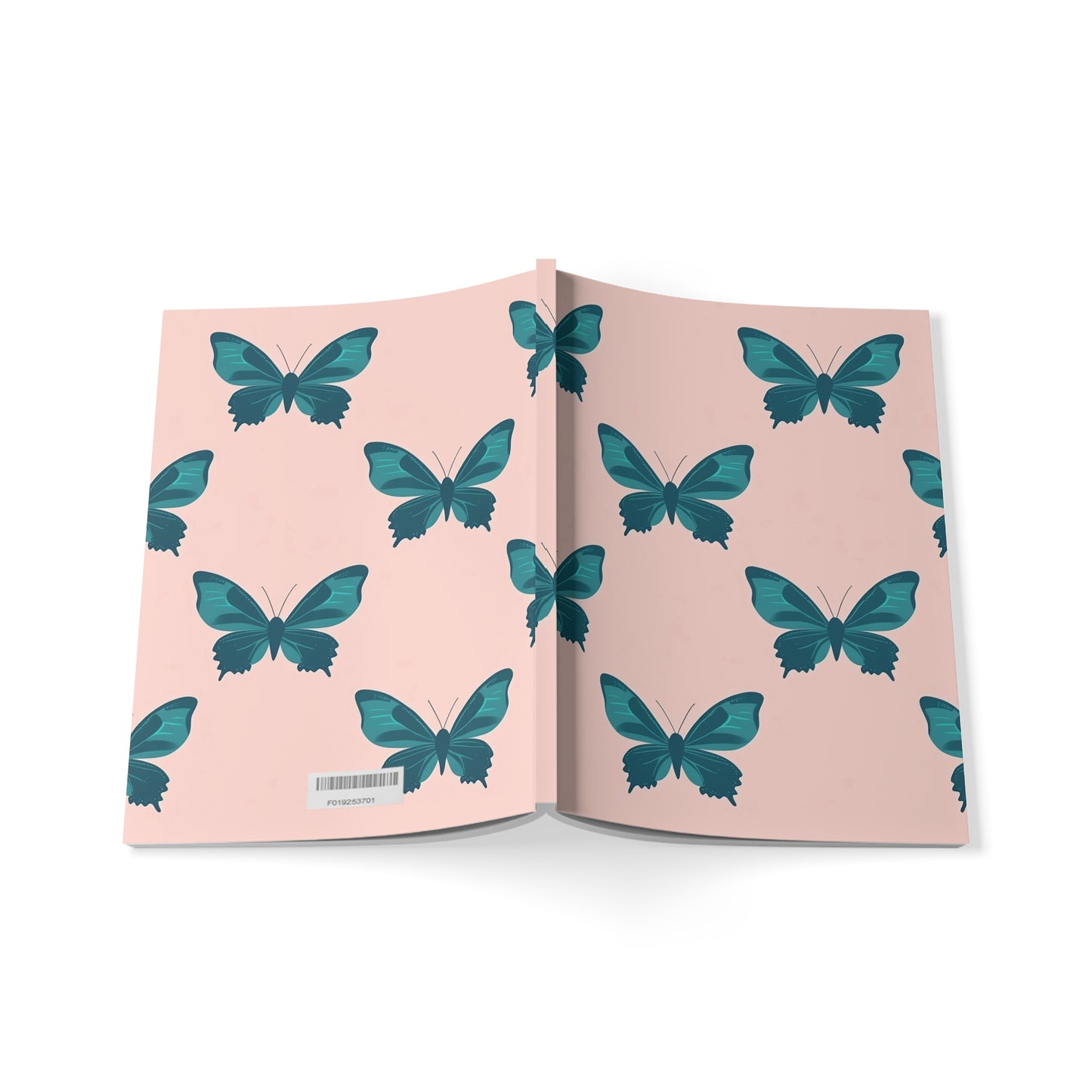 Fly Away Butterfly Design A5 Softcover Notebook, Journal