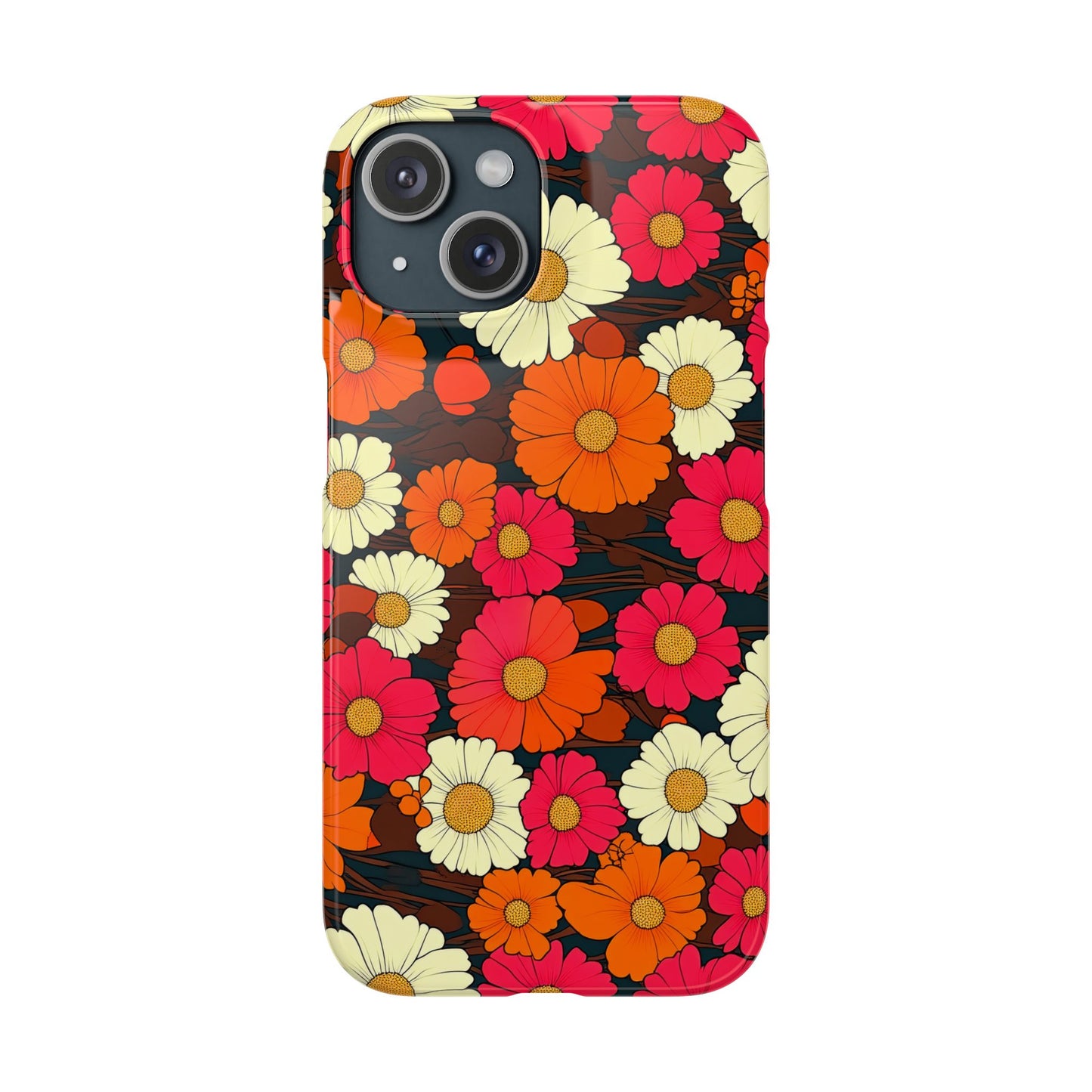 Petal Swing Retro Phone Snap Case