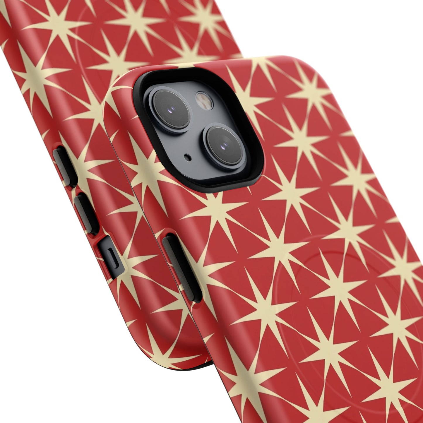 Crimson Star Tough Magnetic Phone Case