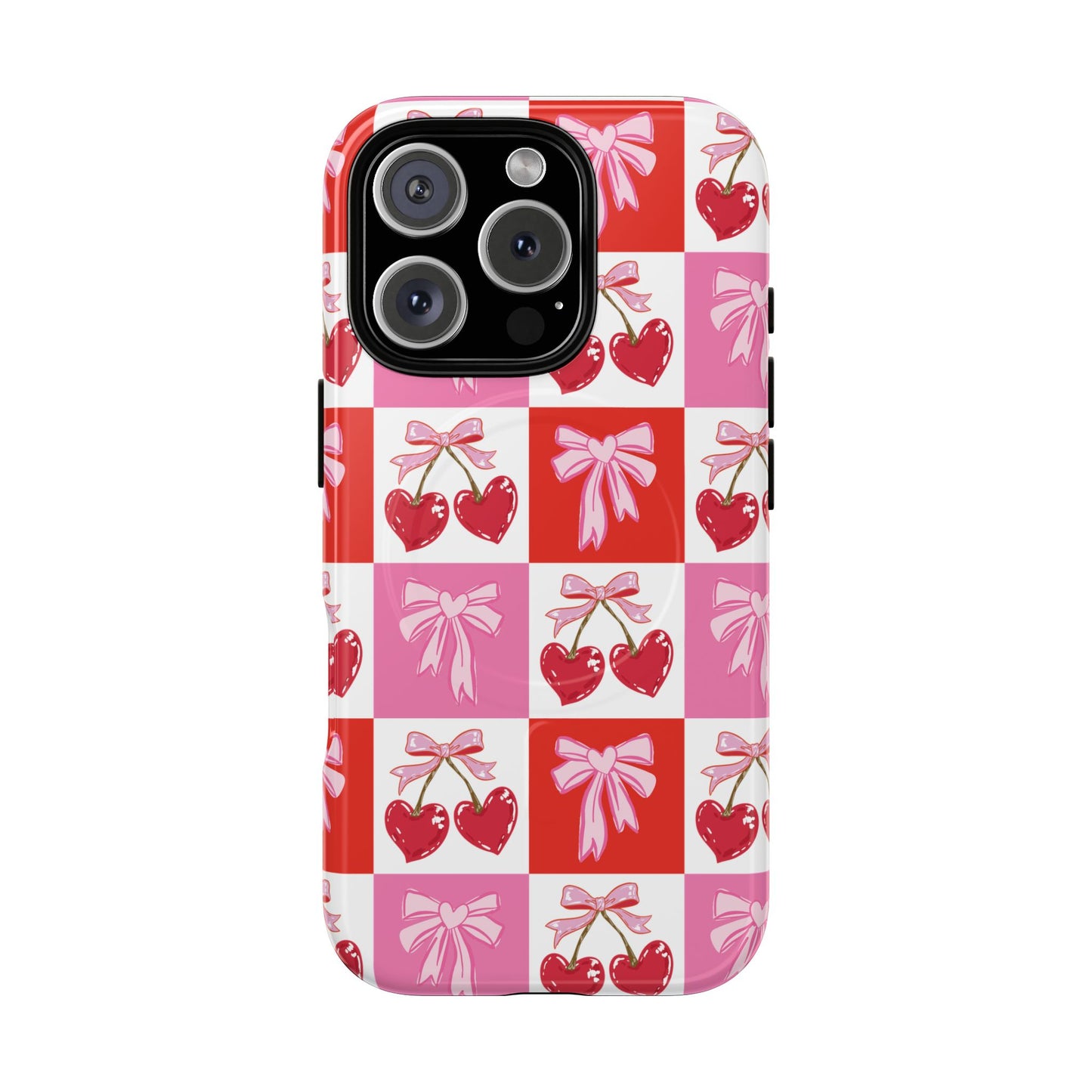 Sweet Pink Coquette Tough Magnetic Phone Case