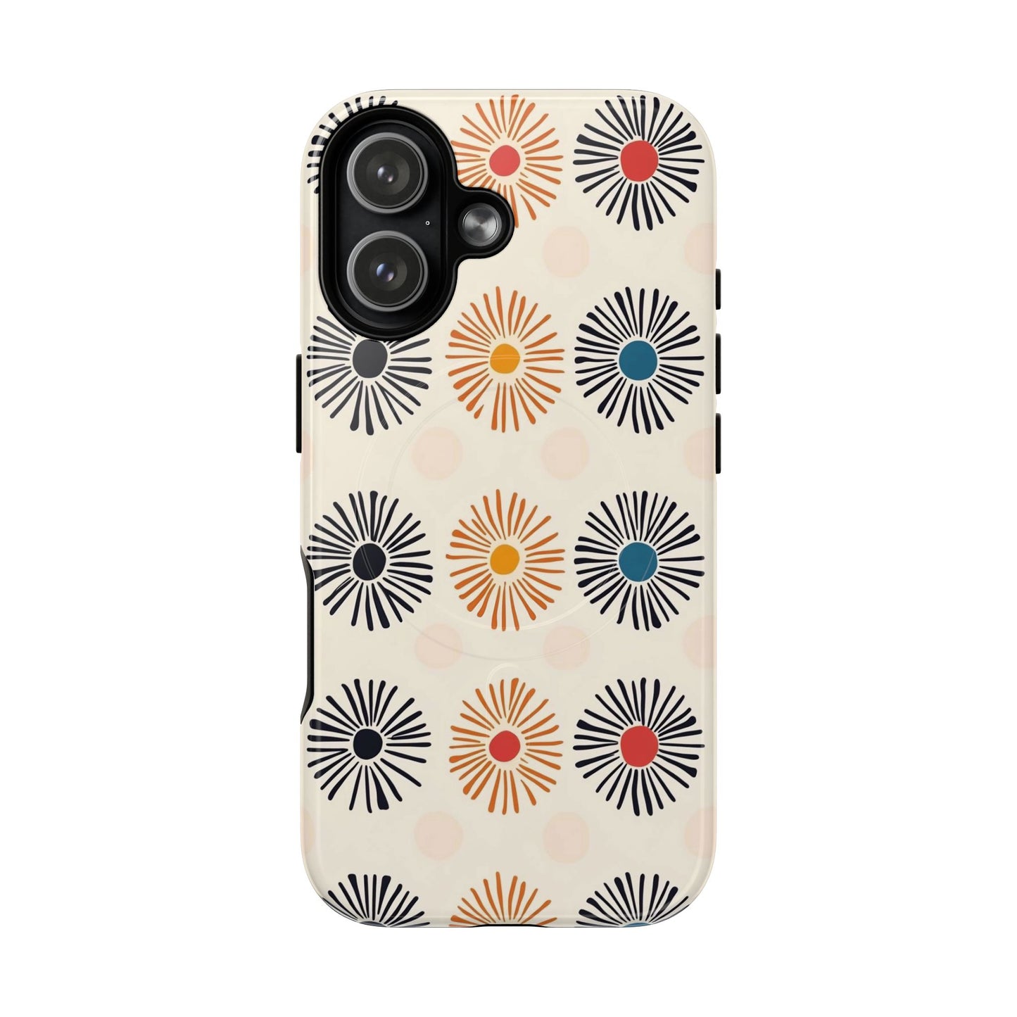 Burstwise Colorful Floral Tough Magnetic Case