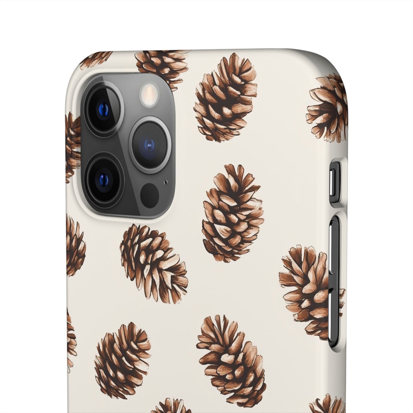 Woodland- Pine Cone Snap Phone Case