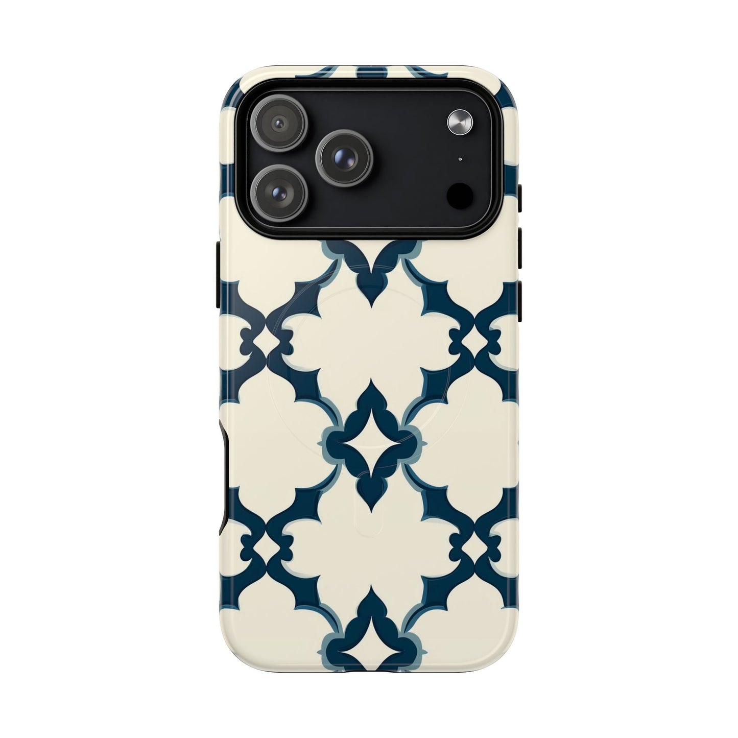 Midnight Quatrefoil Tough Magnetic Case