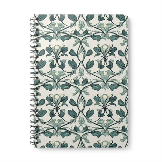 Ivy League Botanical Wirobound Notebook – A5