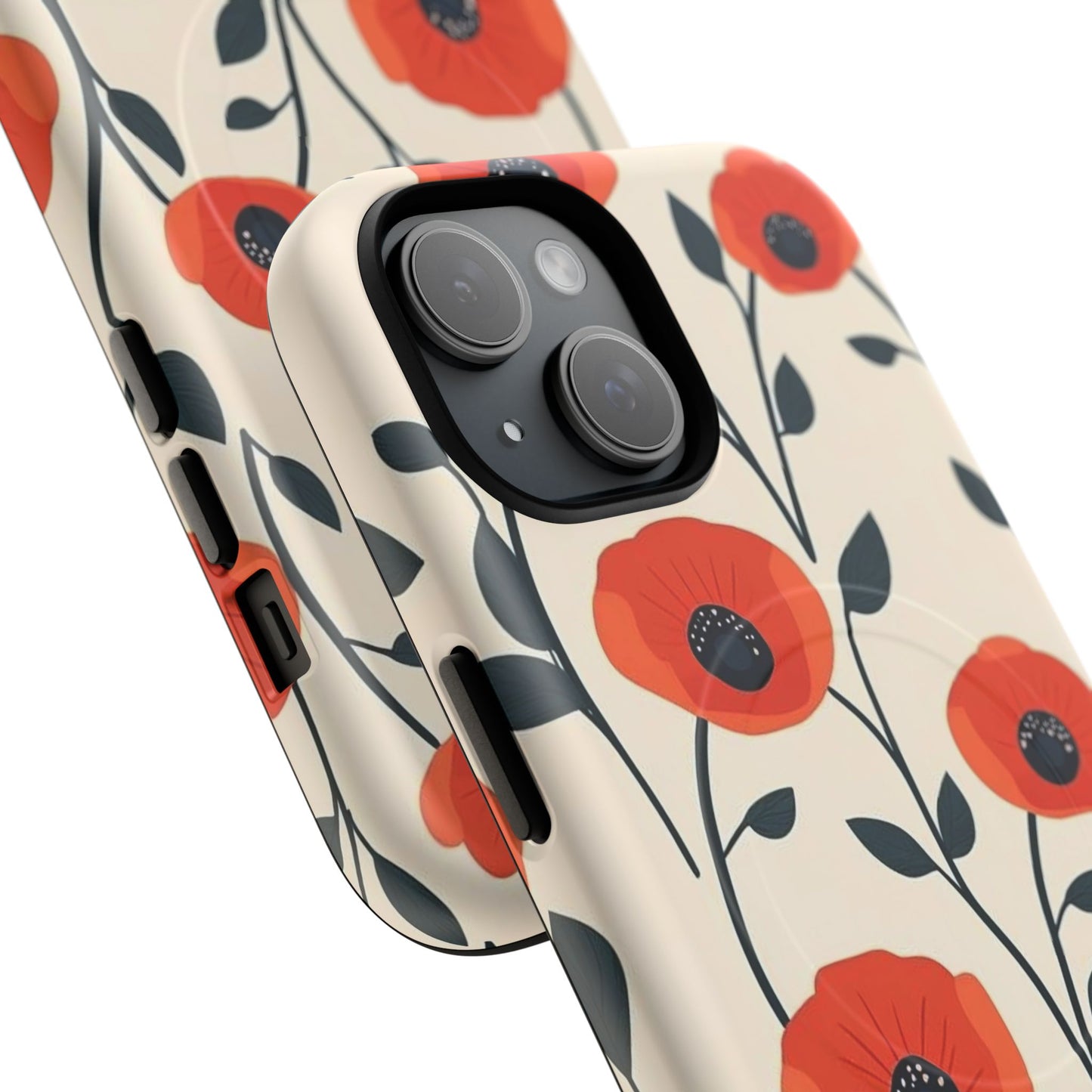 Poppy Fields Tough Magnetic Phone Case