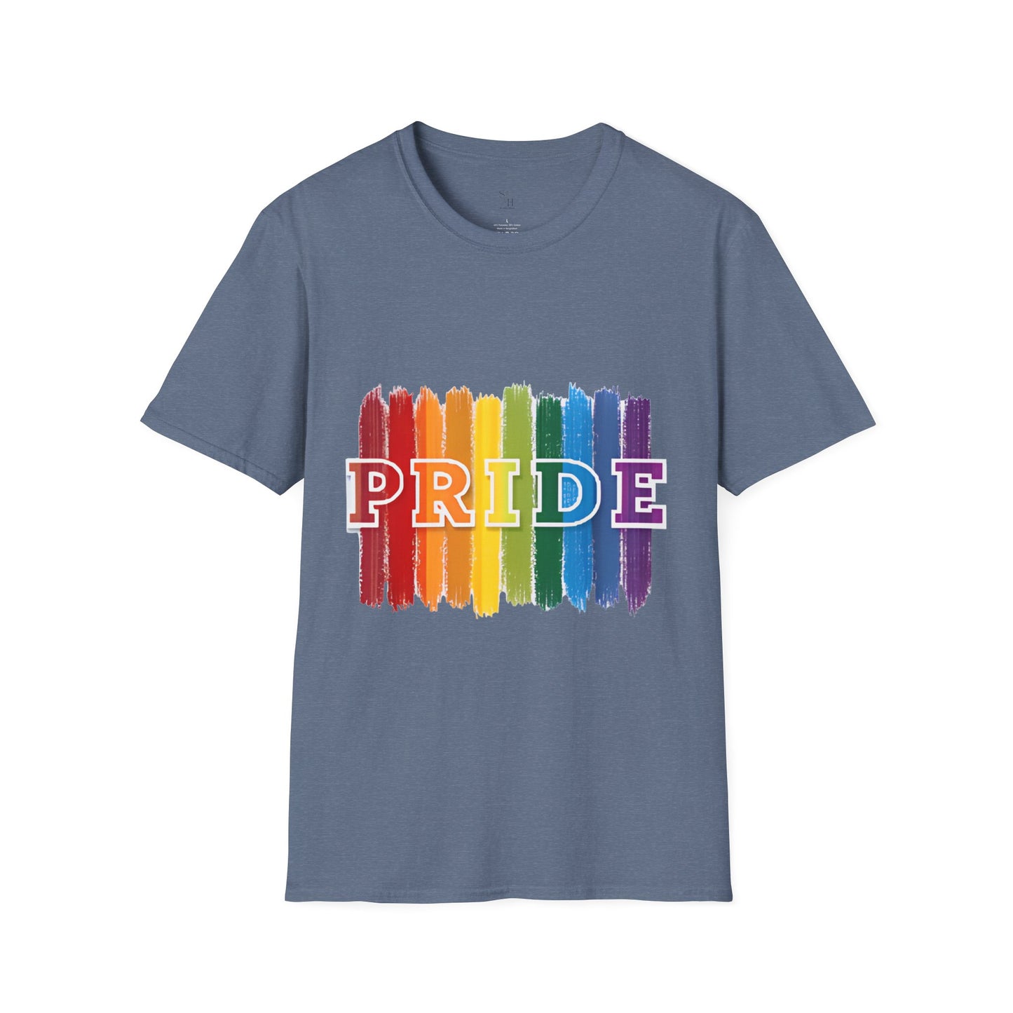 Pride Rainbow Stripes & Fingerprint T-Shirt