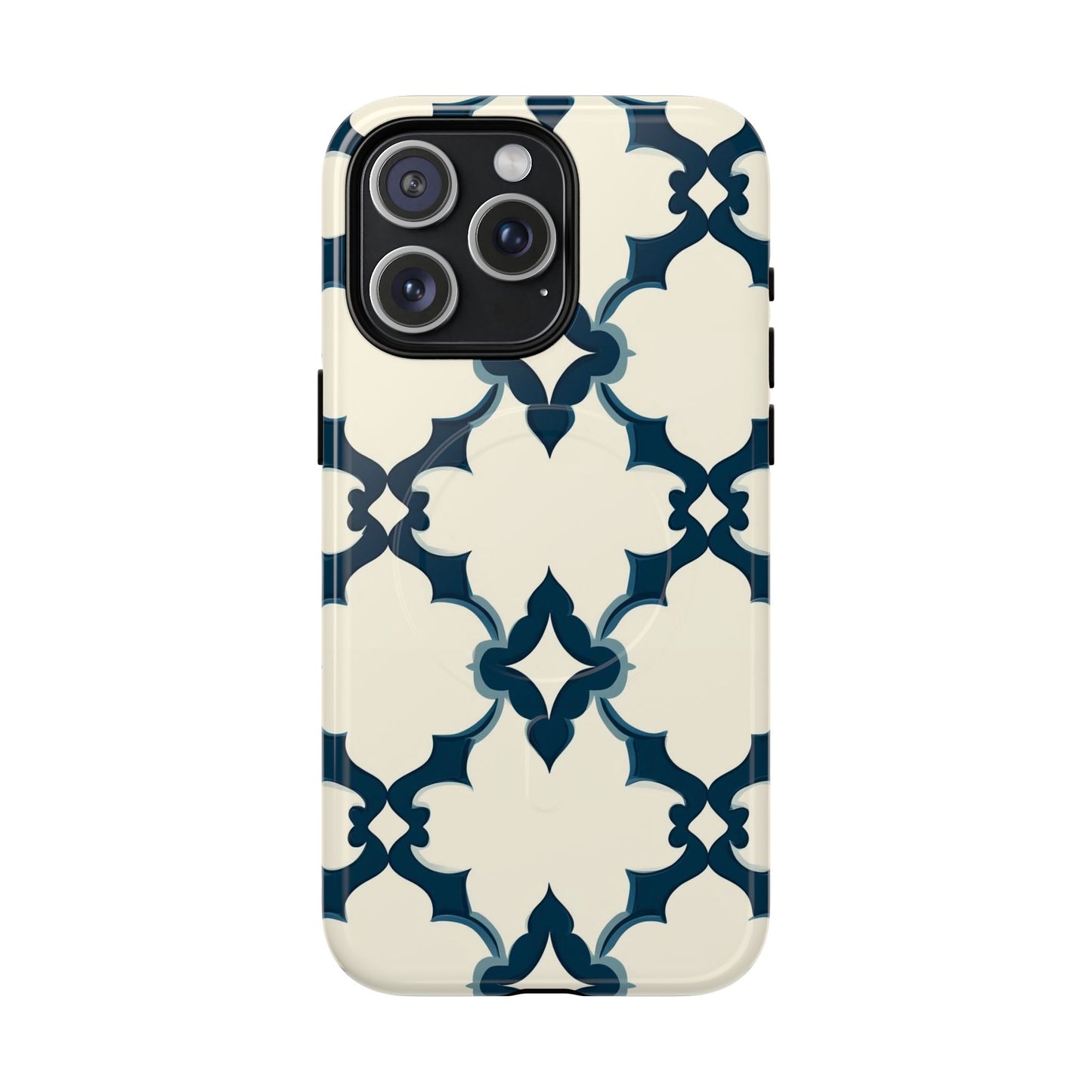 Midnight Quatrefoil Tough Magnetic Case