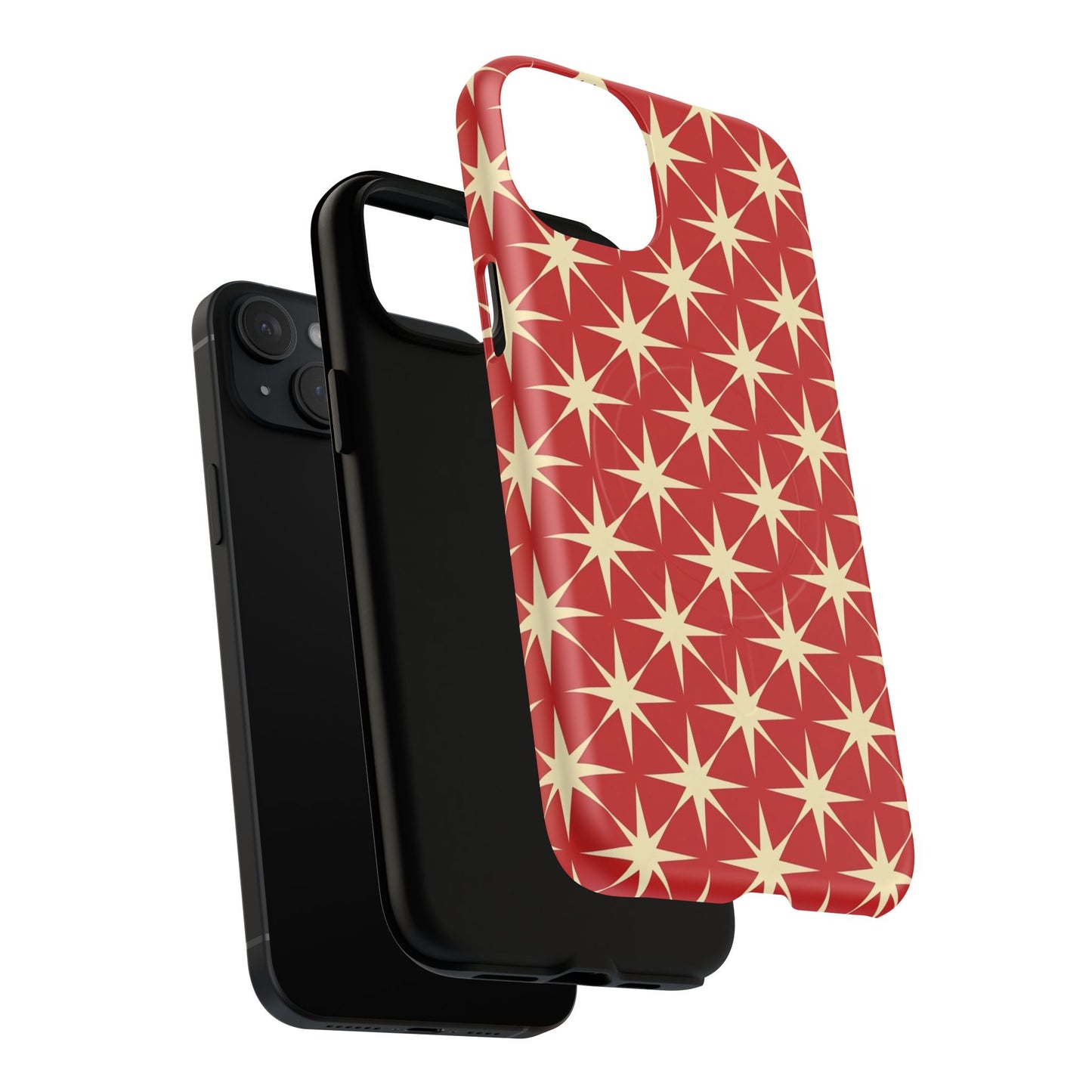 Crimson Star Tough Magnetic Phone Case
