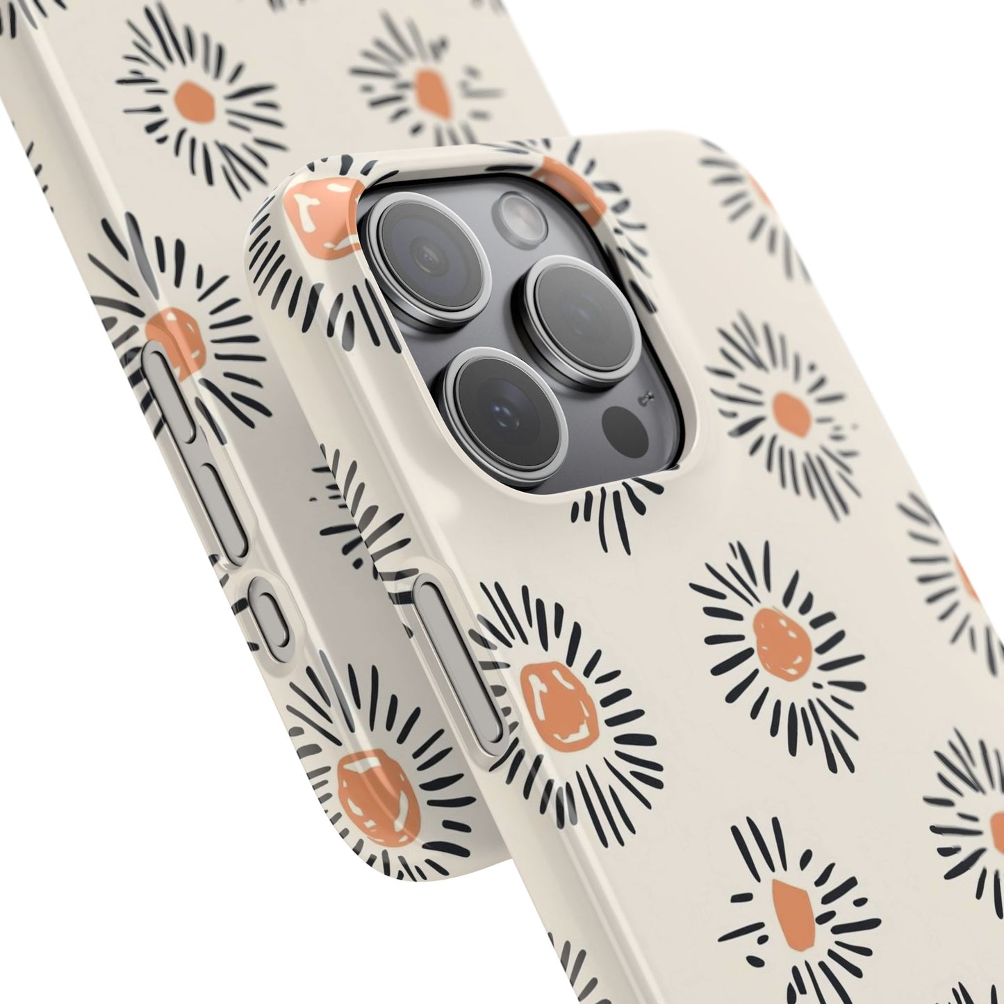 Sunburst Diary Floral Snap Case