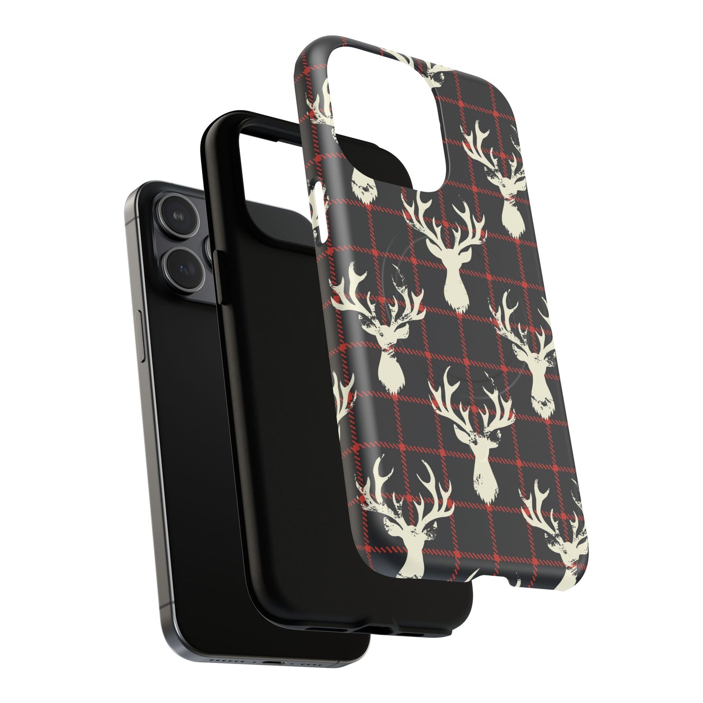 Stag Plaid Tough Magnetic Case