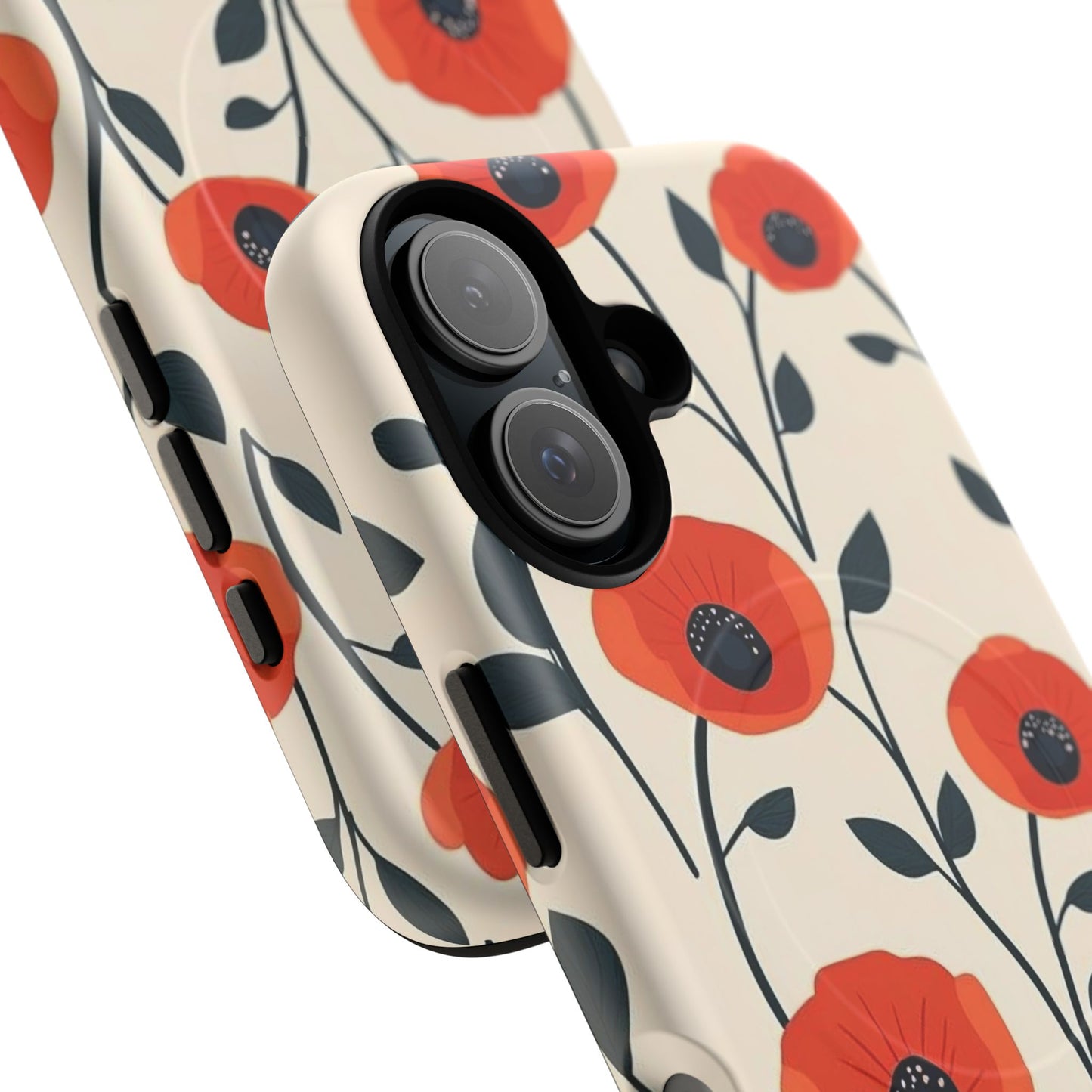 Poppy Fields Tough Magnetic Phone Case