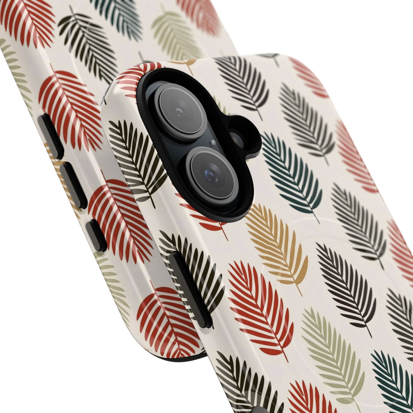 Robuste magnetische Handyhülle mit Herbstlaub-Motiv