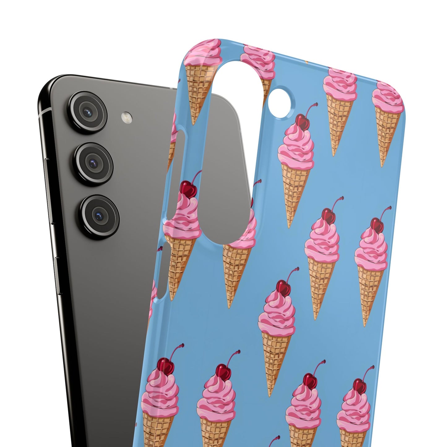 Cherry Swirl Phone Snap Case