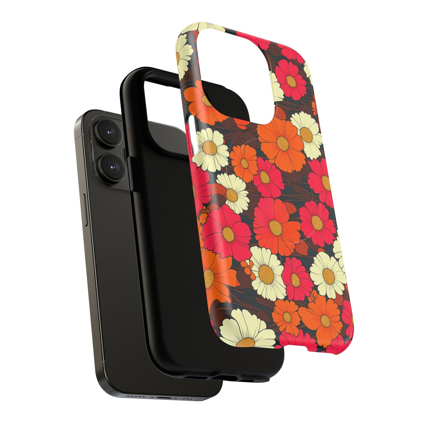Flower Power Vintage Phone Tough Magnetic Case