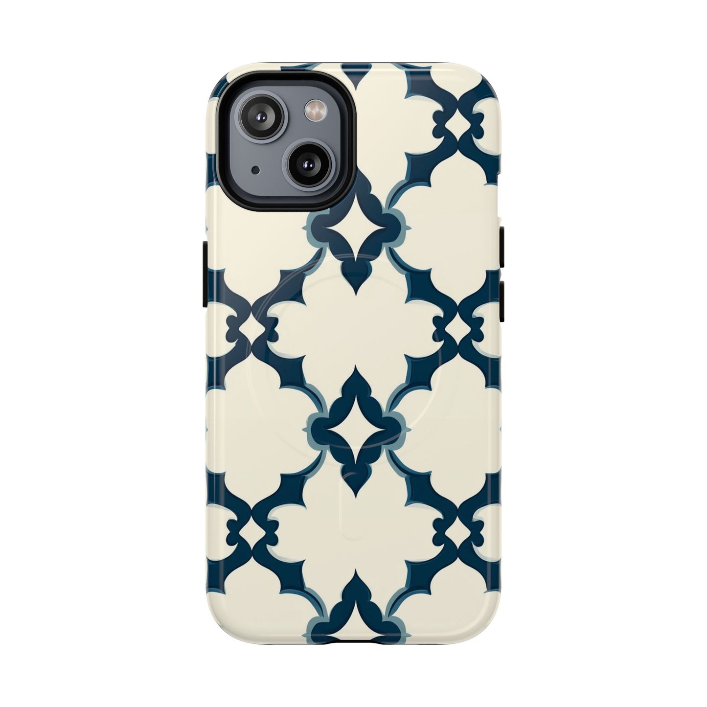 Midnight Quatrefoil Tough Magnetic Case