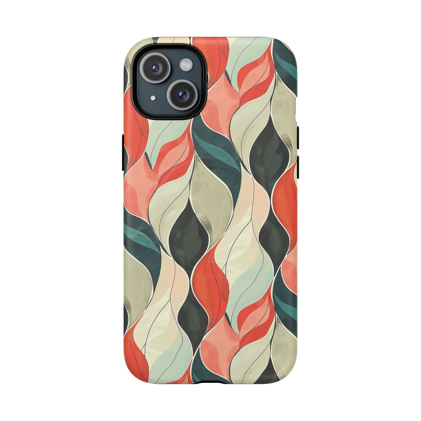 Soft Swirl Floral Tough Magnetic Case