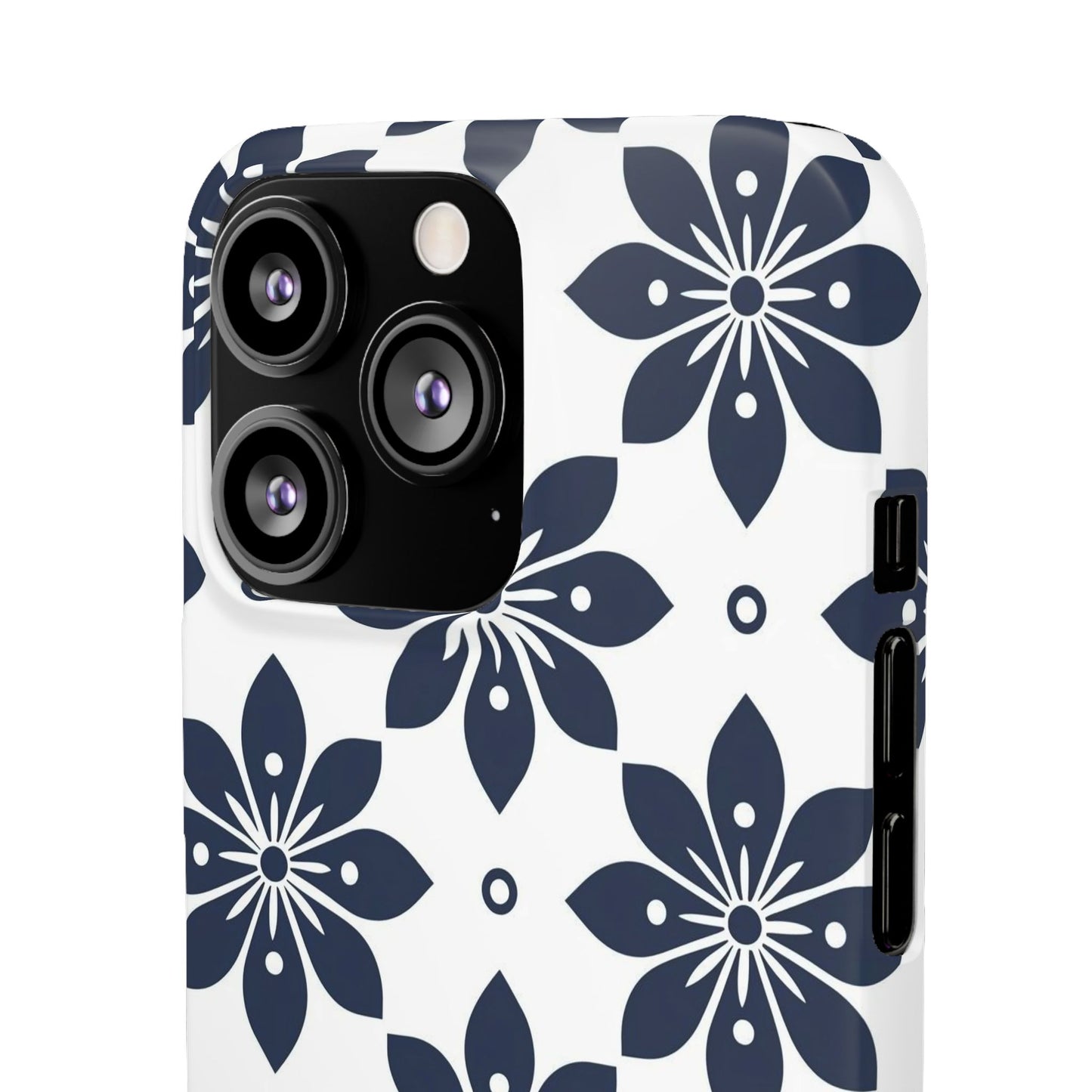 Azure Lattice Snap Case