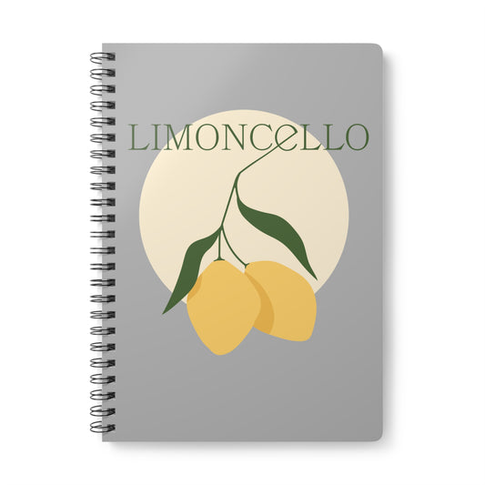 Limoncello Spiral Notebook, A5 Softcover