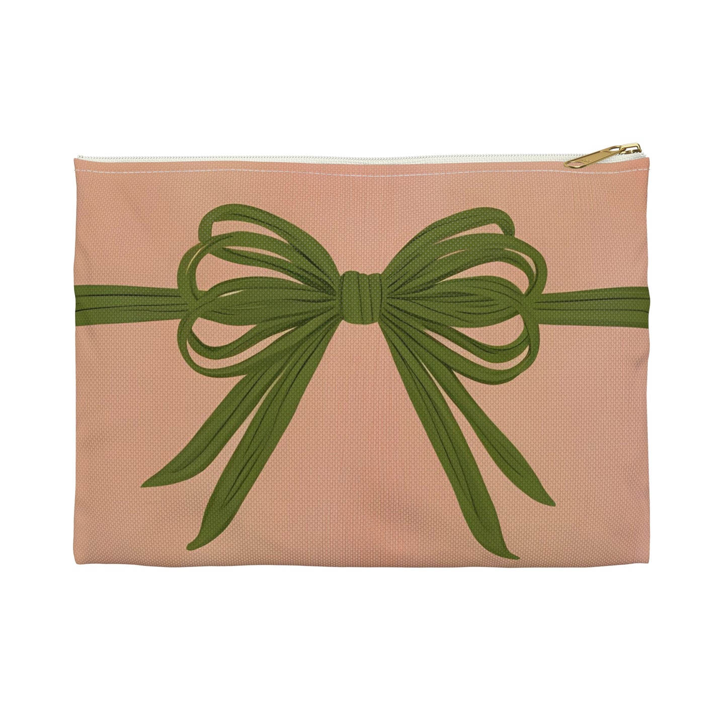Wrapped Up Bow Design Accessory Pouch