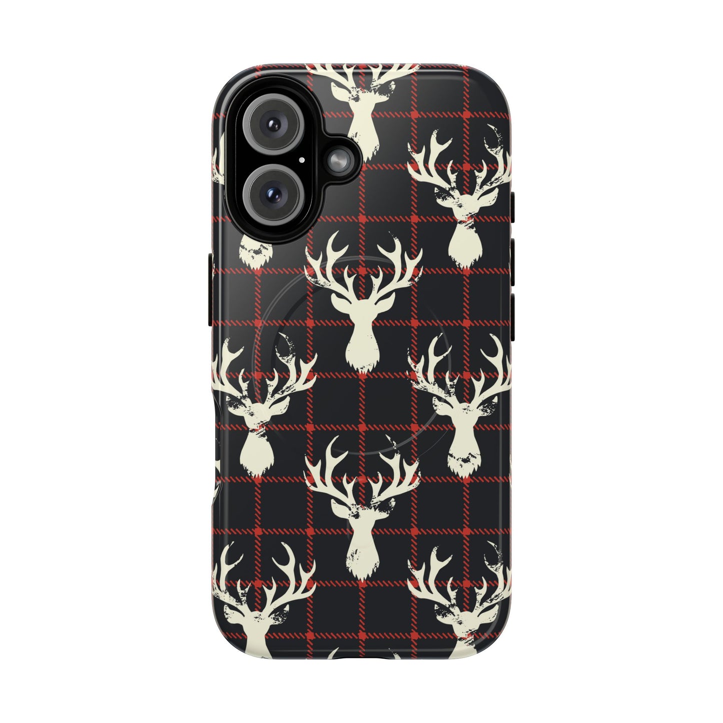 Stag Plaid Tough Magnetic Case