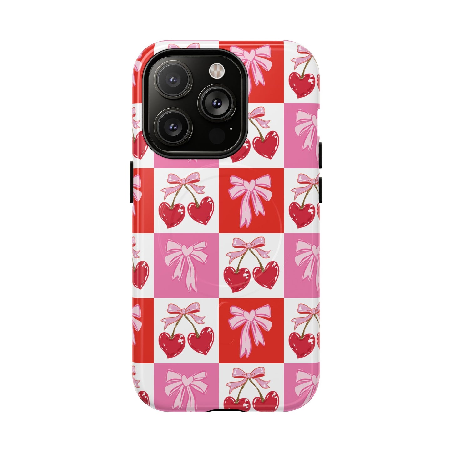 Sweet Pink Coquette Tough Magnetic Phone Case
