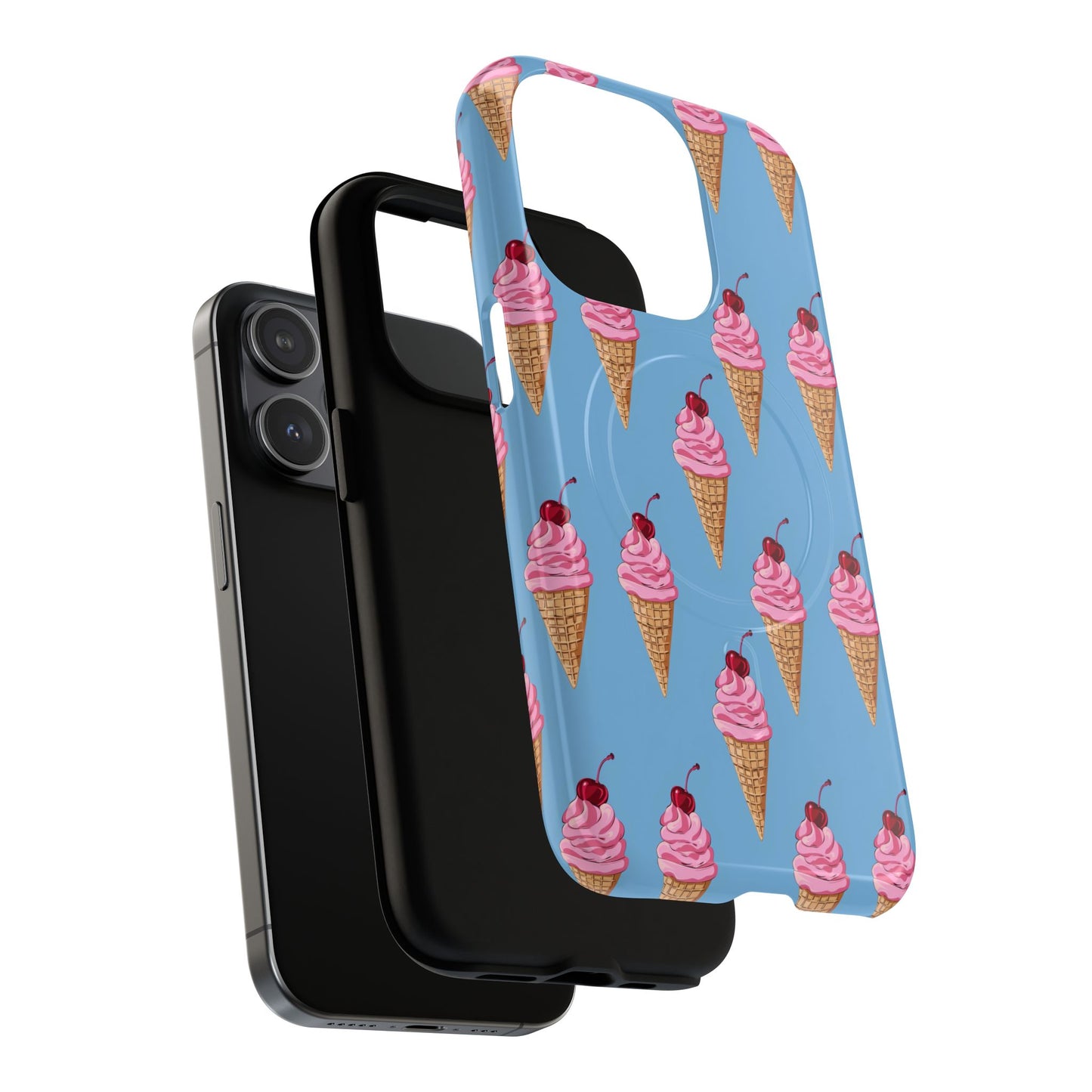 Cherry Swirl Tough Magnetic Phone Case