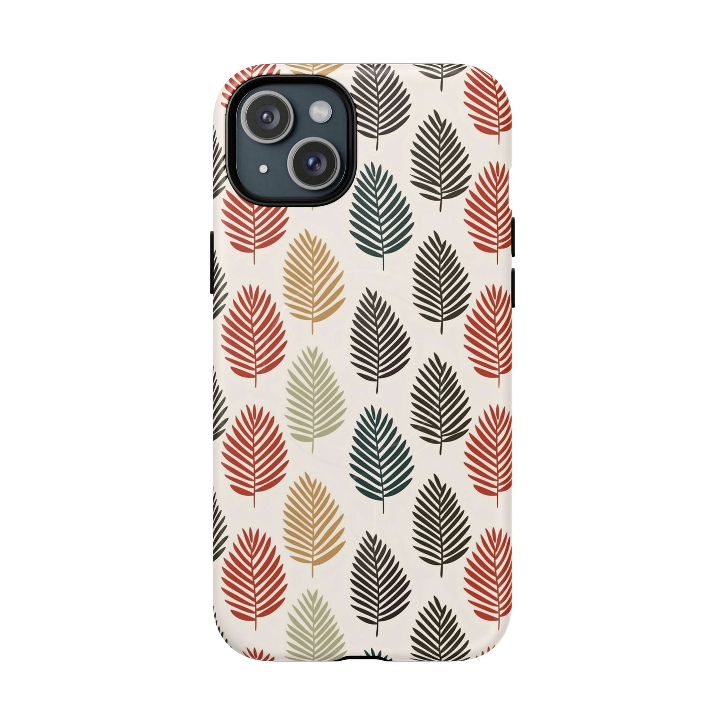 Robuste magnetische Handyhülle mit Herbstlaub-Motiv