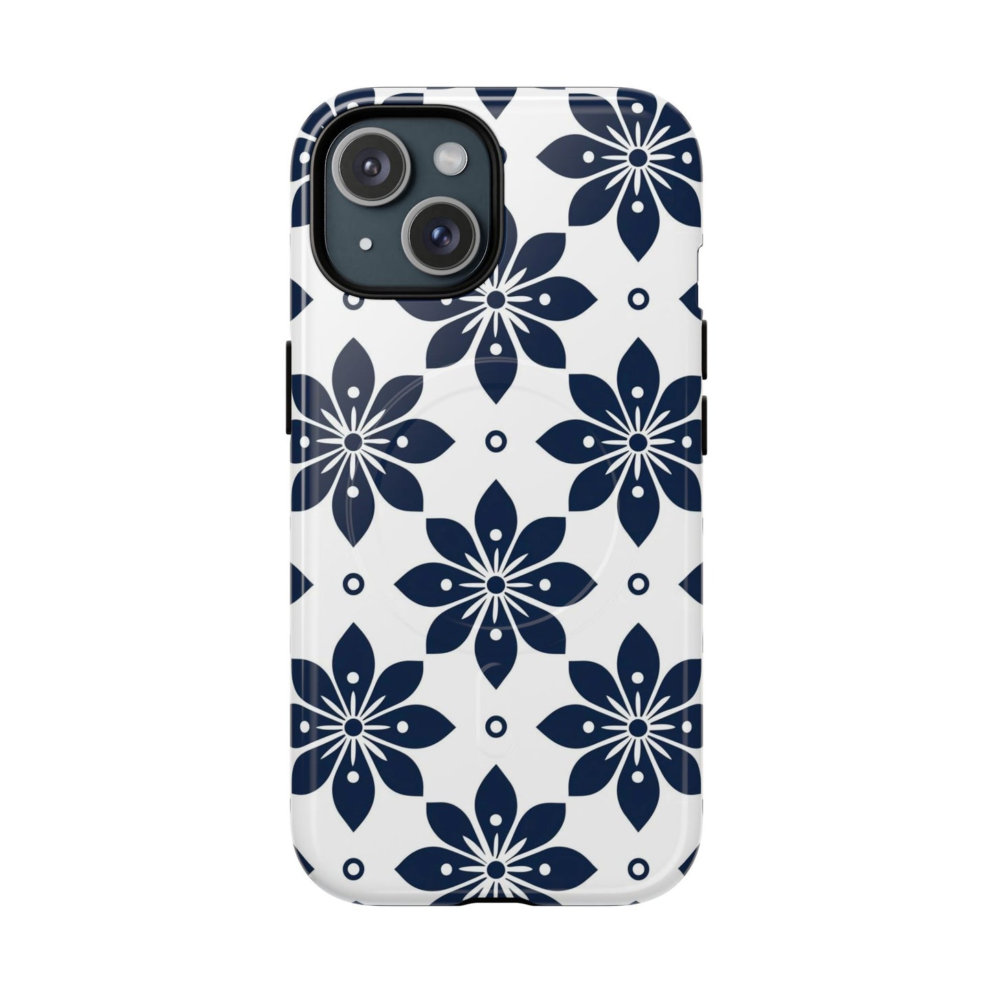 Azure Lattice Tough Magnetic Case