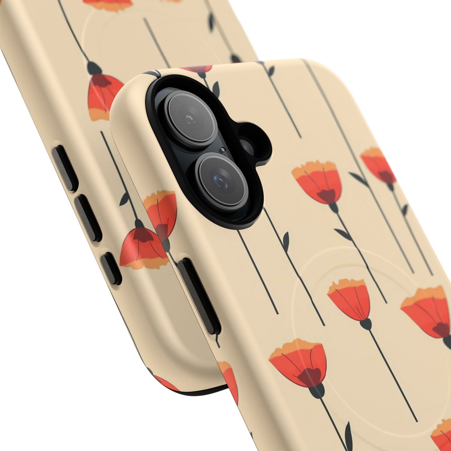 Poppy Line Tough Magnetic Phone Case