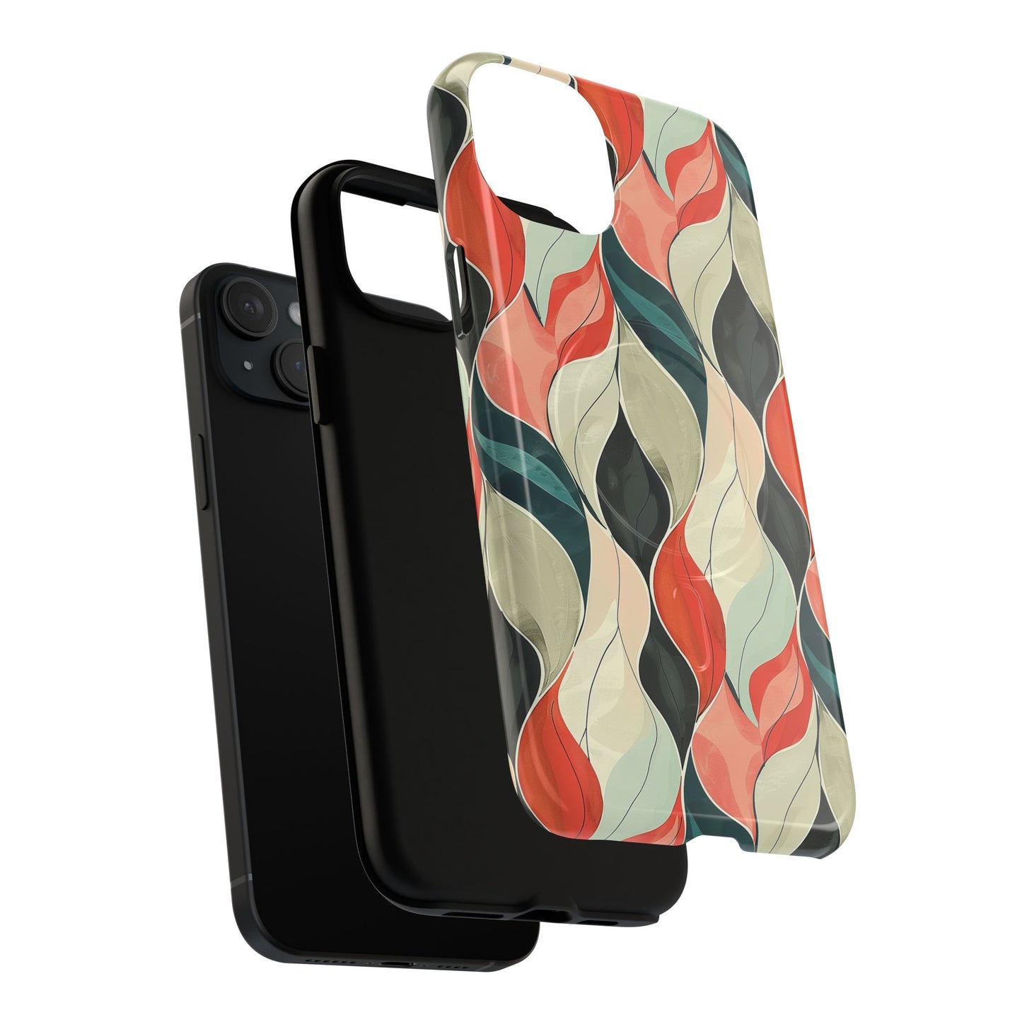Soft Swirl Floral Tough Magnetic Case