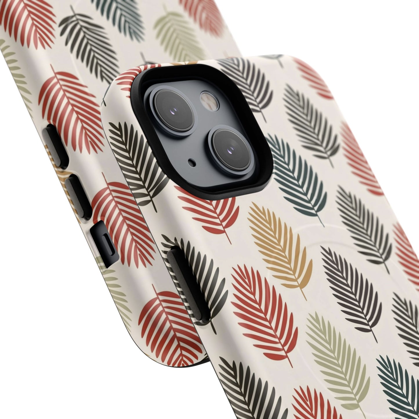 Robuste magnetische Handyhülle mit Herbstlaub-Motiv