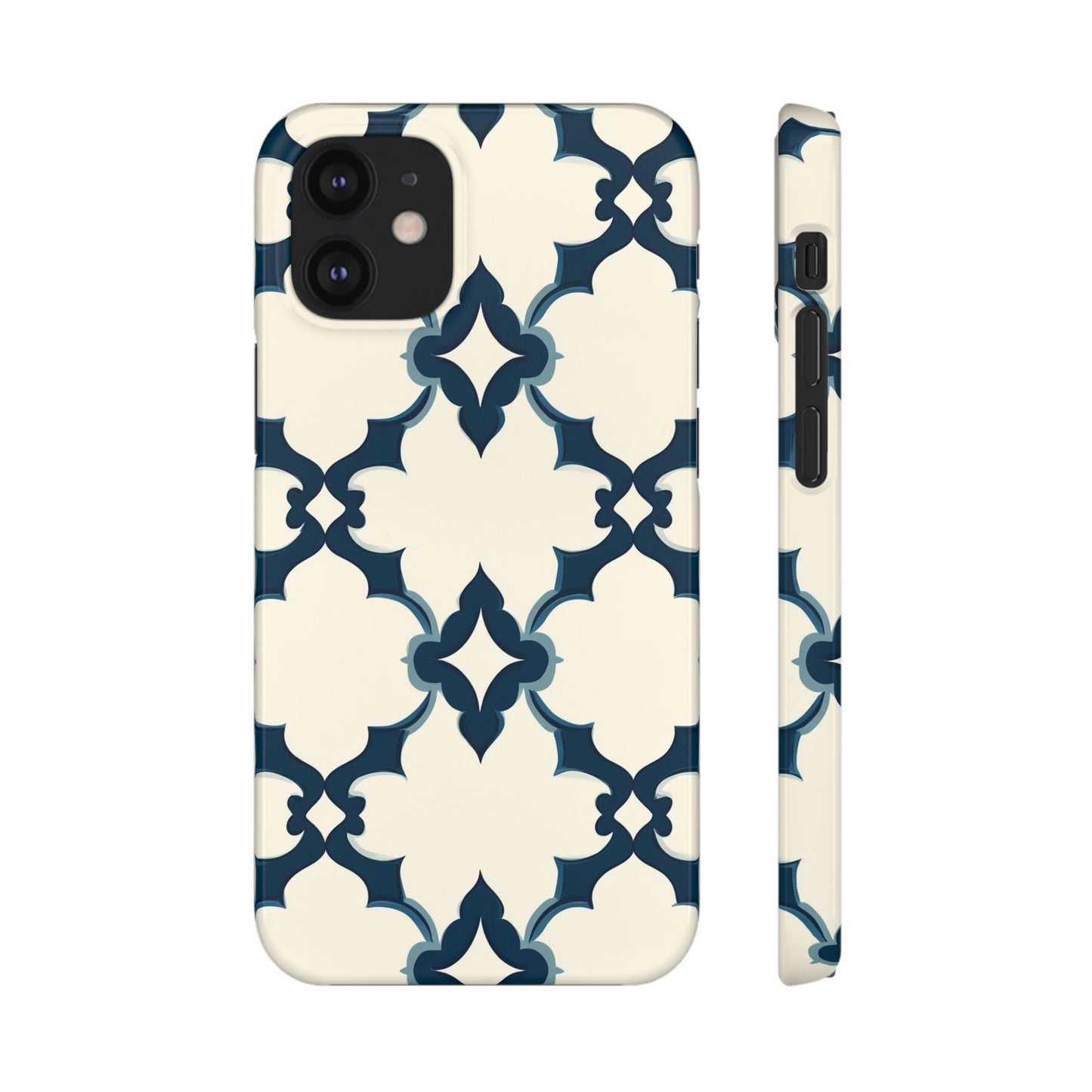 Midnight Quatrefoil Snap Case