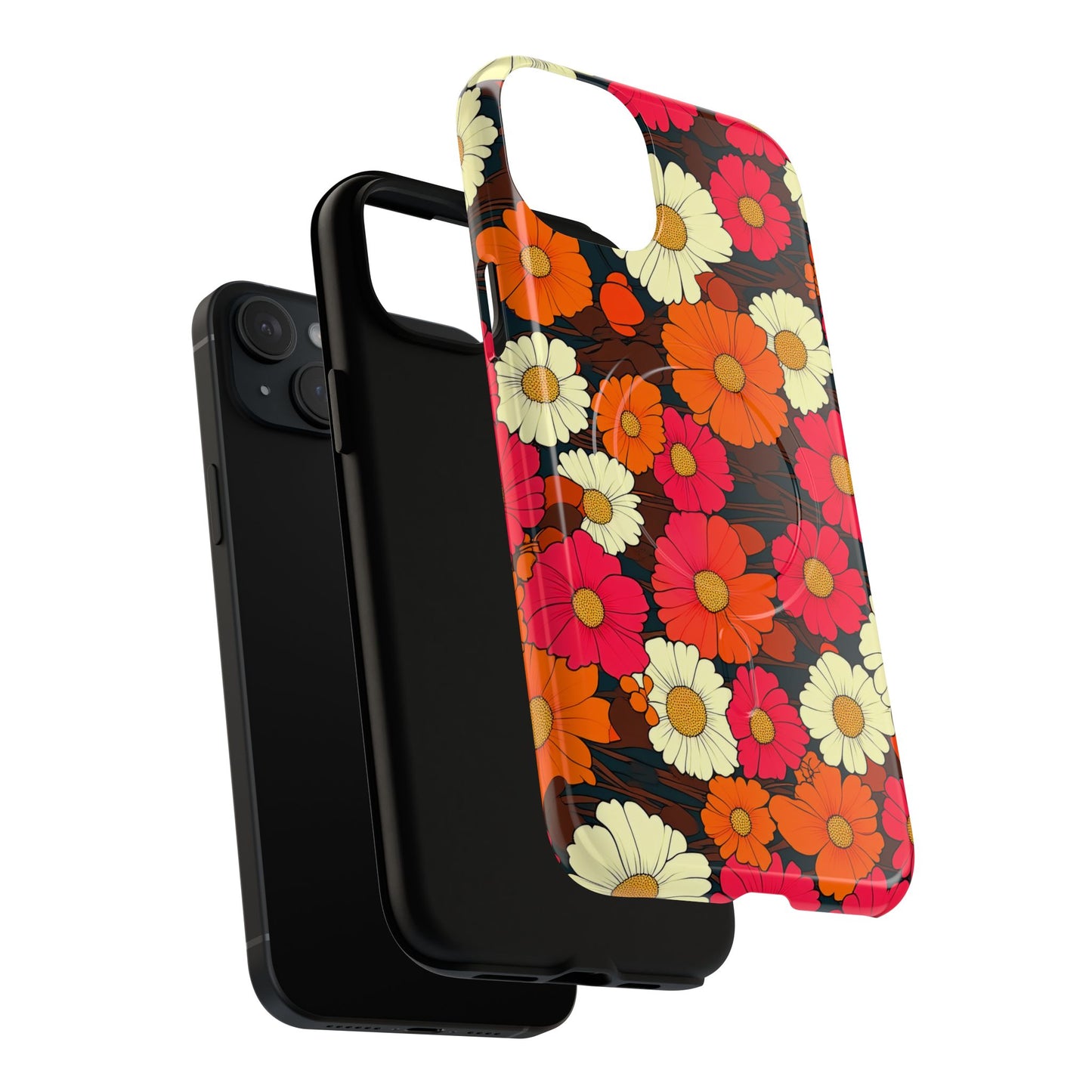 Flower Power Vintage Phone Tough Magnetic Case