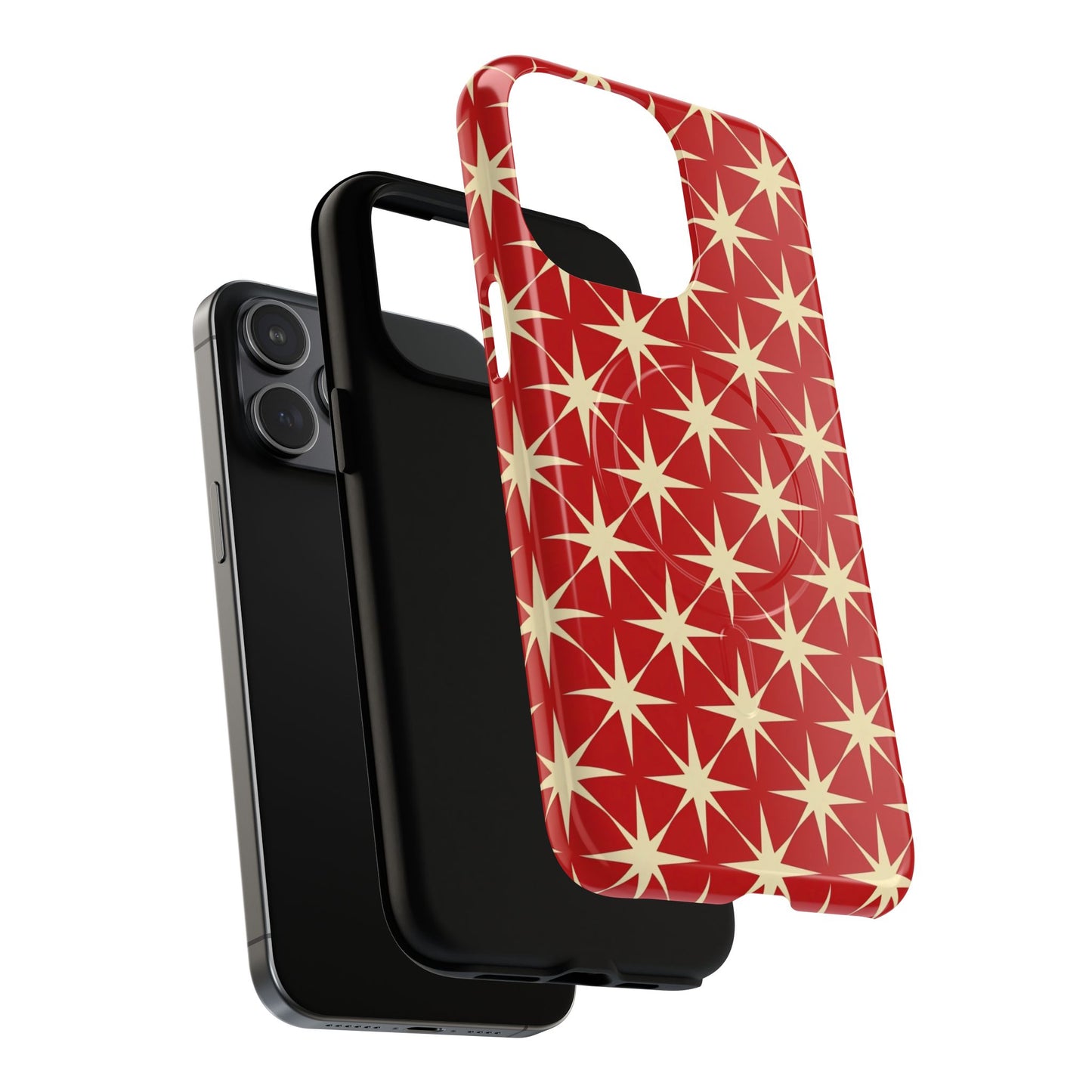 Crimson Star Tough Magnetic Phone Case