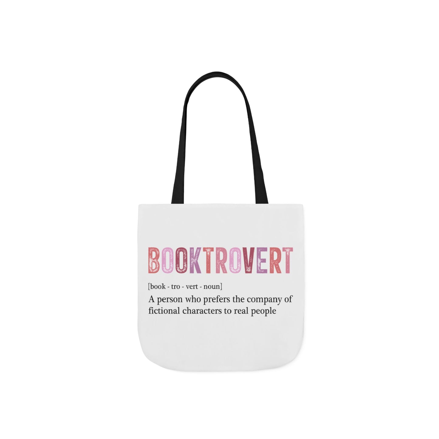 Book Lover's Canvas Tote Bag - Booktrovert