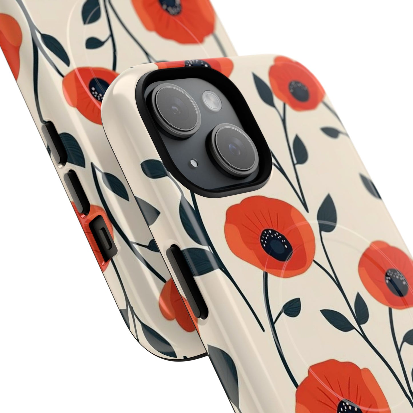 Poppy Fields Tough Magnetic Phone Case
