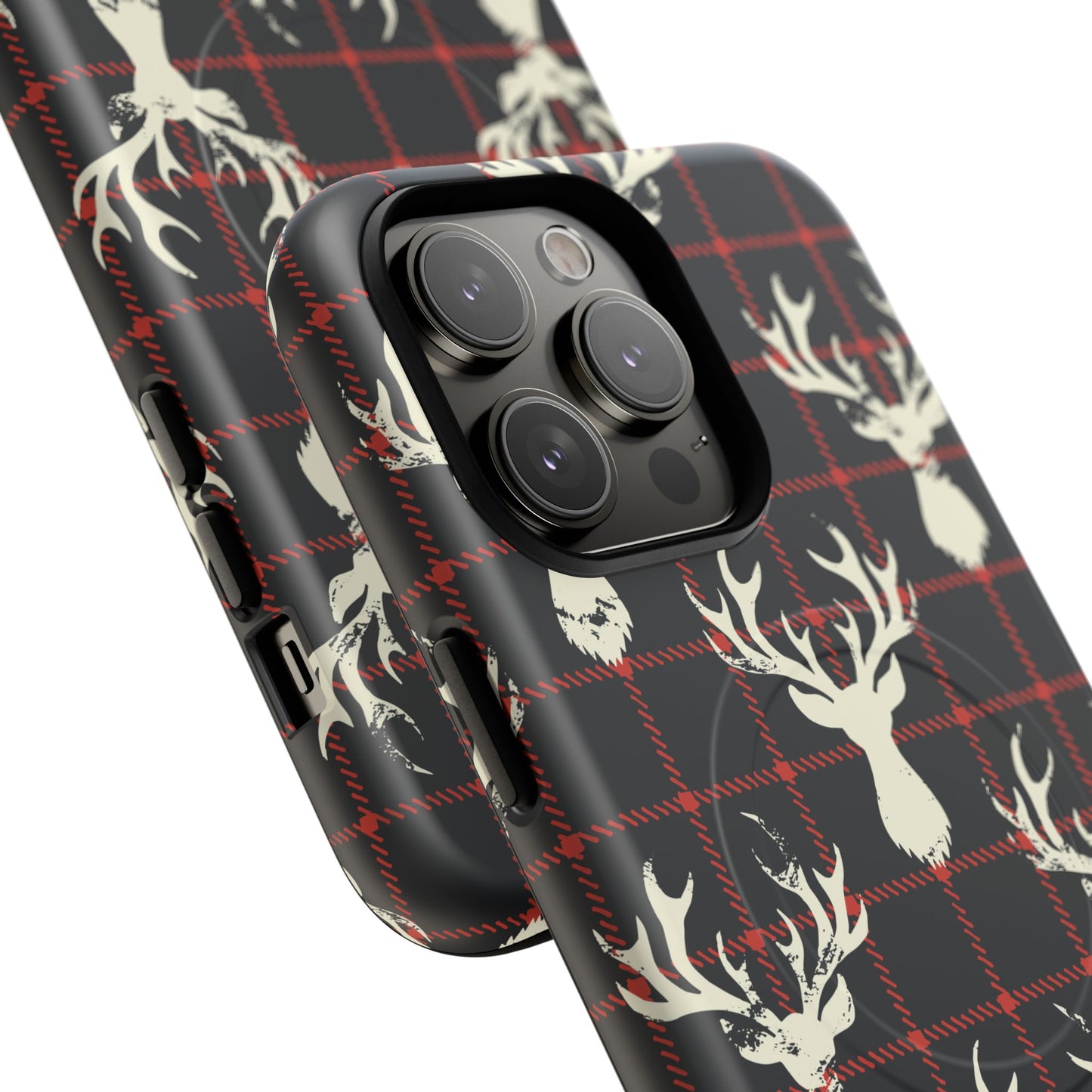 Stag Plaid Tough Magnetic Case