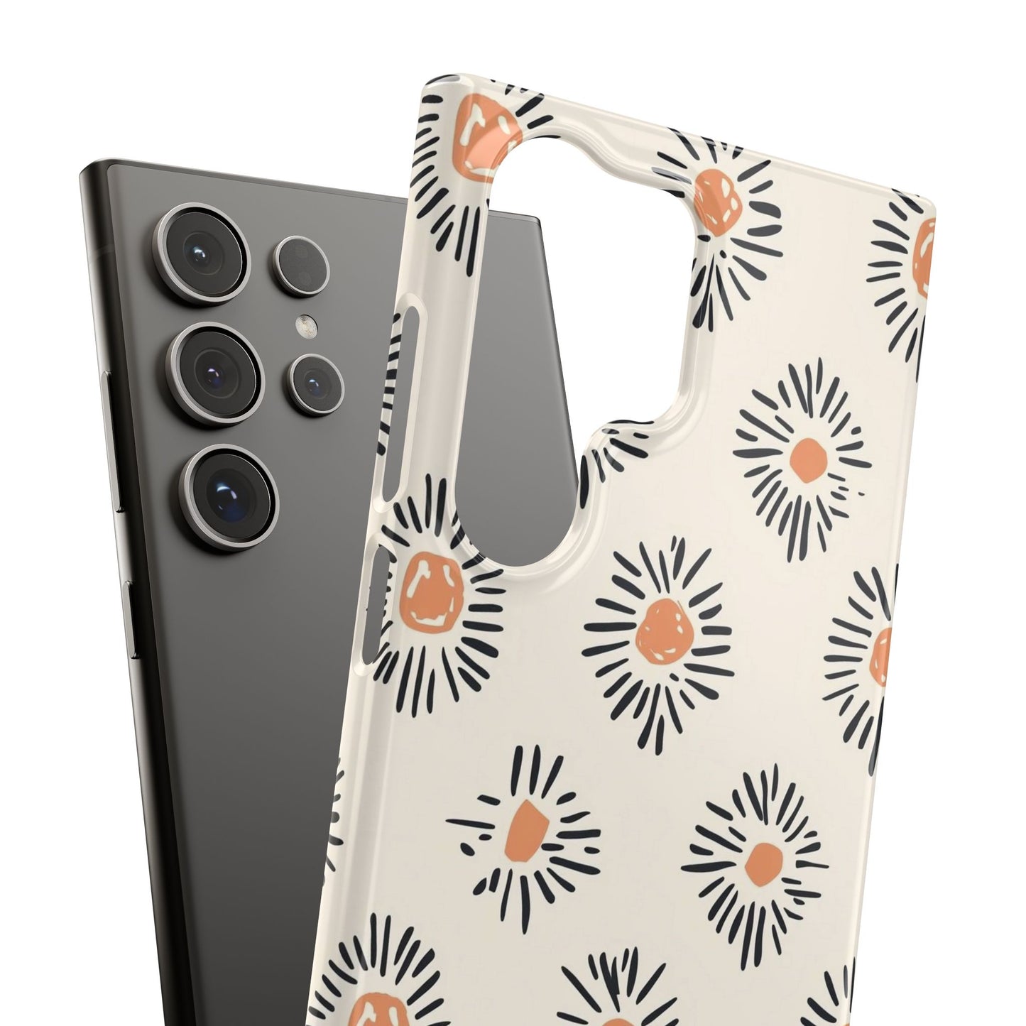 Sunburst Diary Floral Snap Case