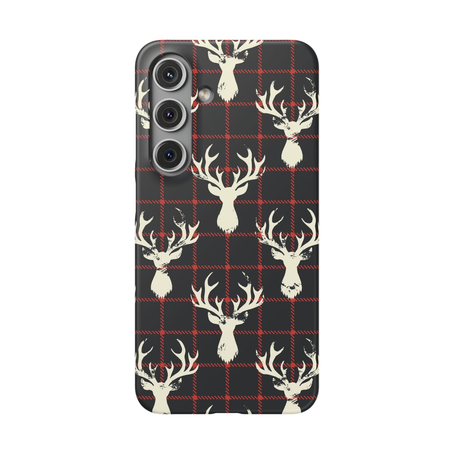 Stag Plaid Snap Case
