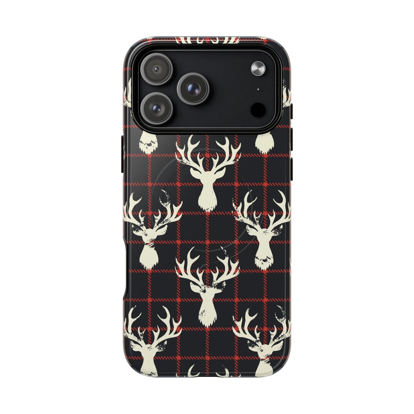 Stag Plaid Tough Magnetic Case