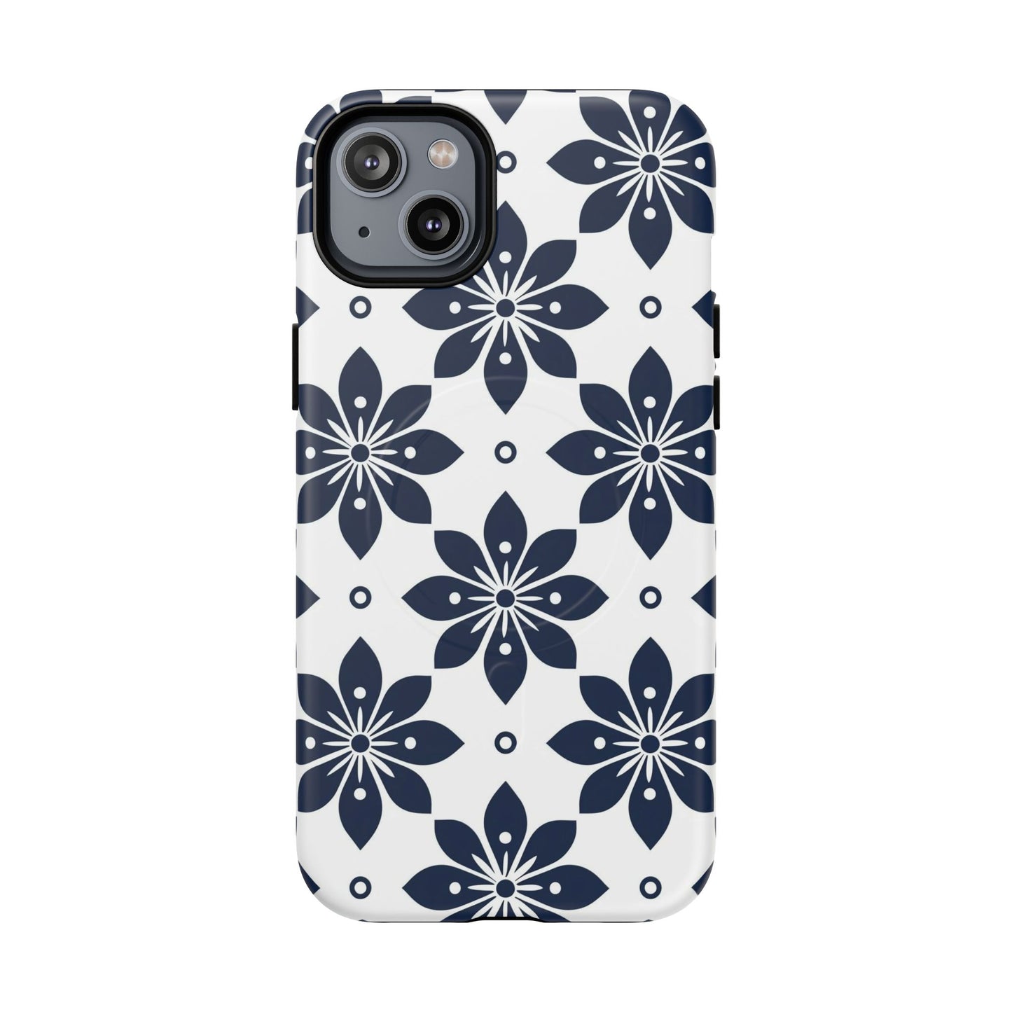 Azure Lattice Tough Magnetic Case