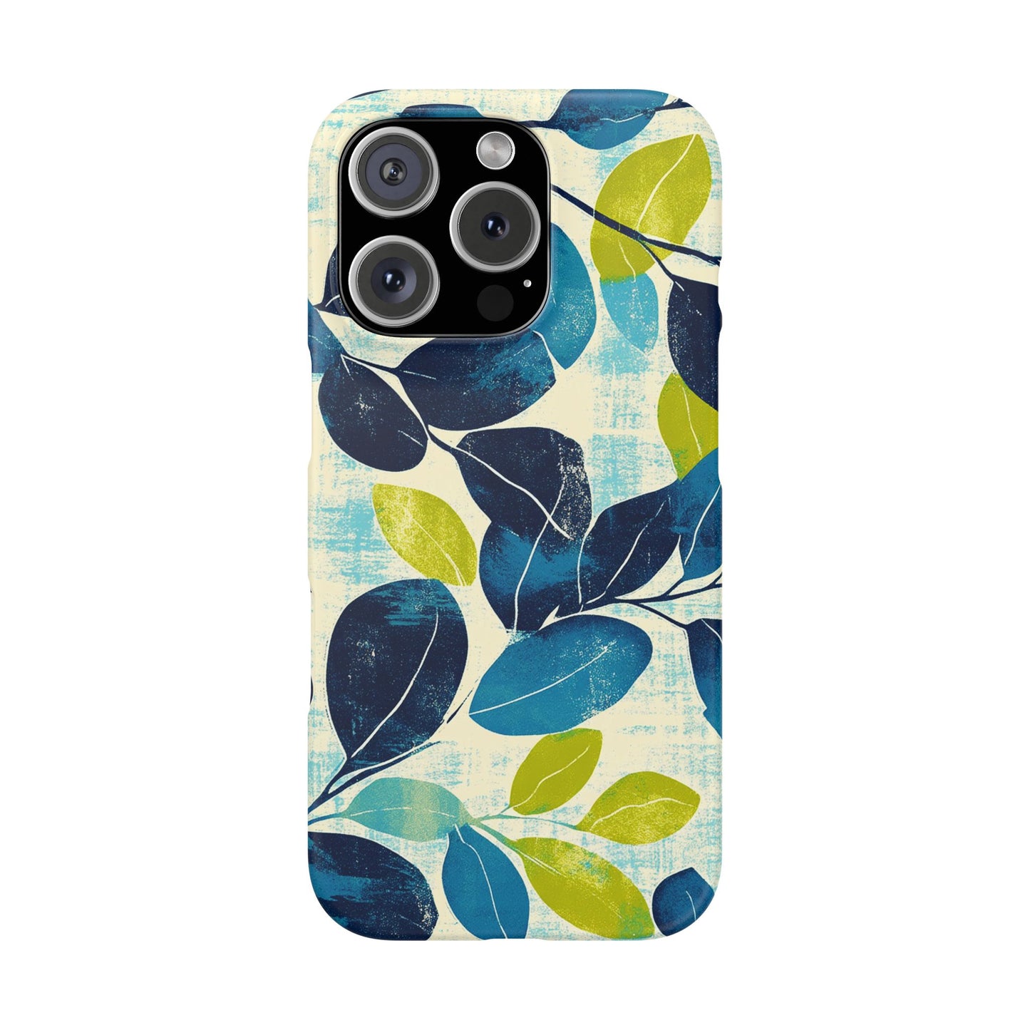 Retro Leaves Snap Phone Case