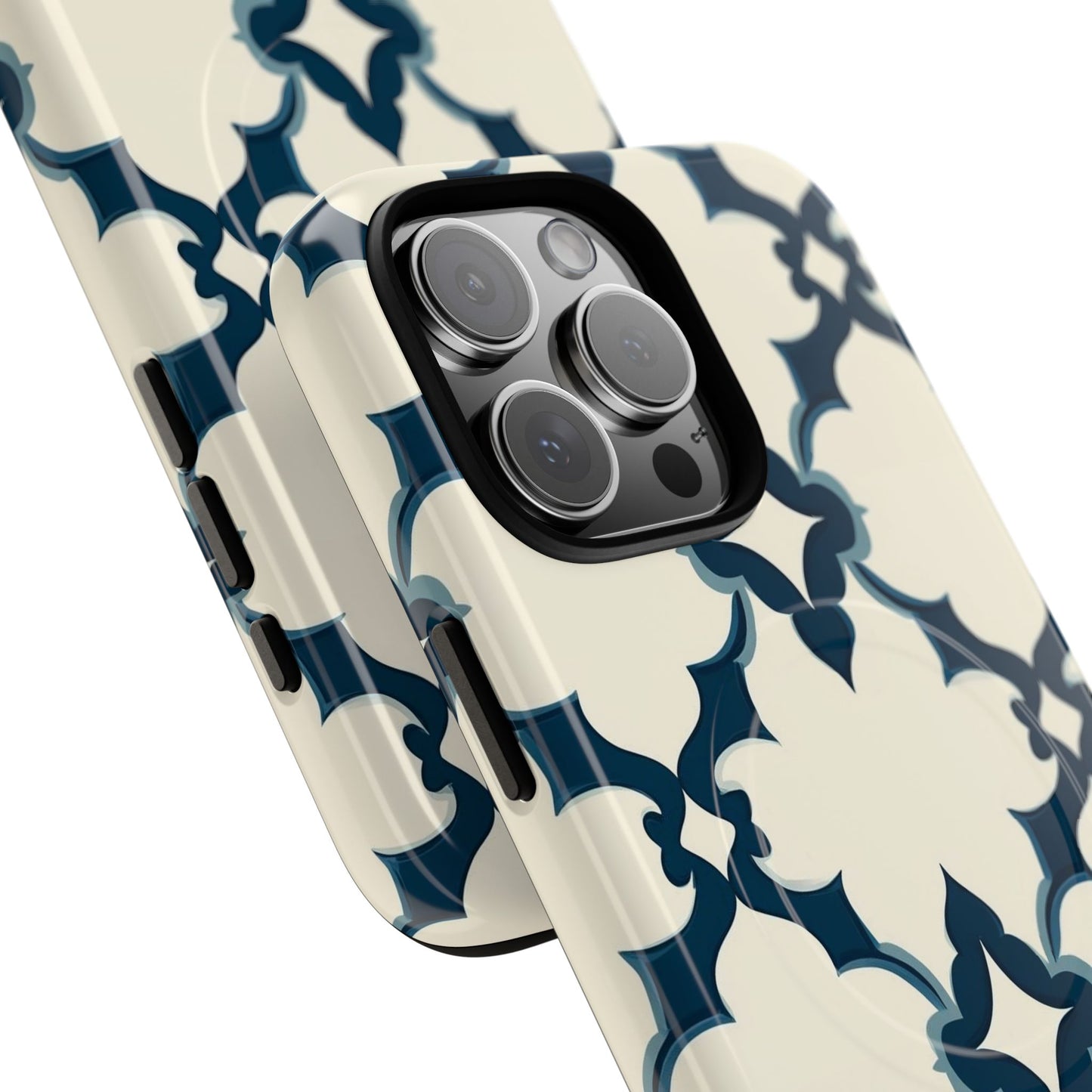 Midnight Quatrefoil Tough Magnetic Case