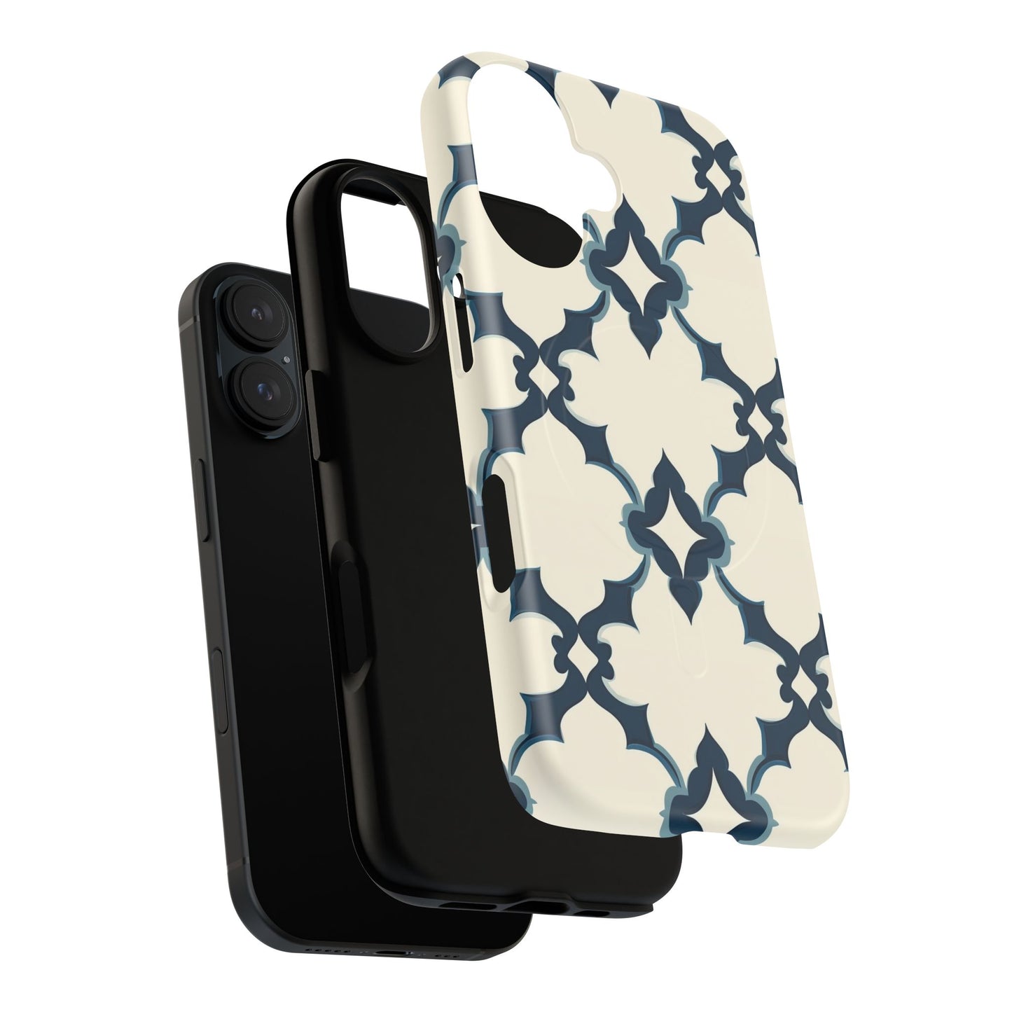 Midnight Quatrefoil Tough Magnetic Case