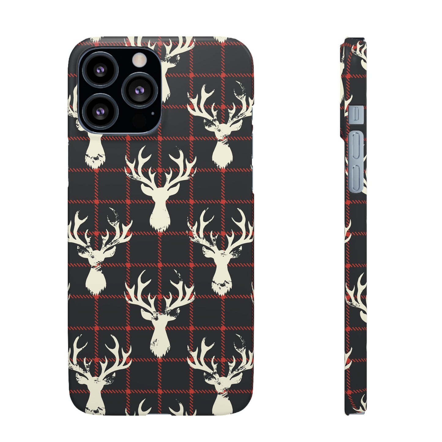 Stag Plaid Snap Case