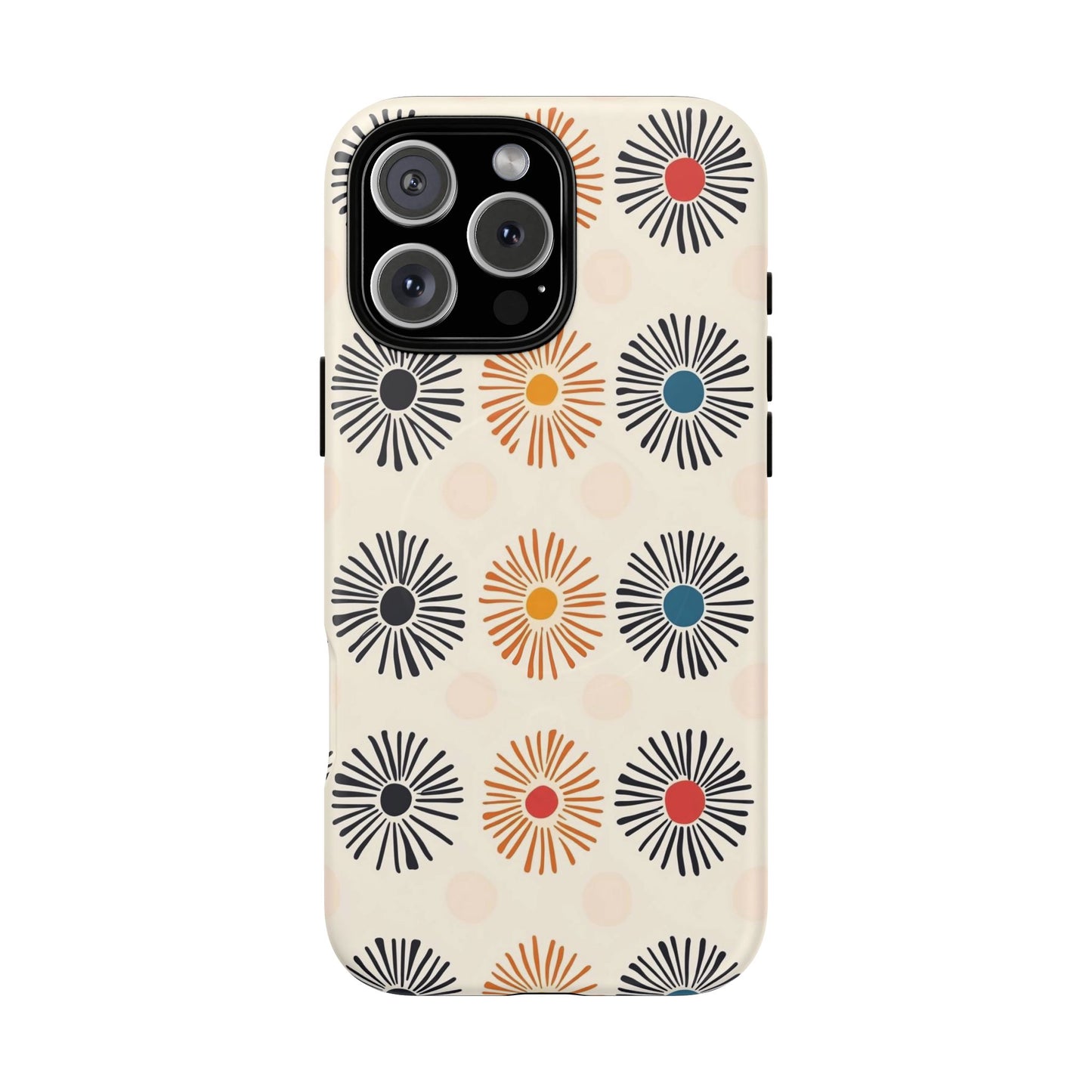 Burstwise Colorful Floral Tough Magnetic Case