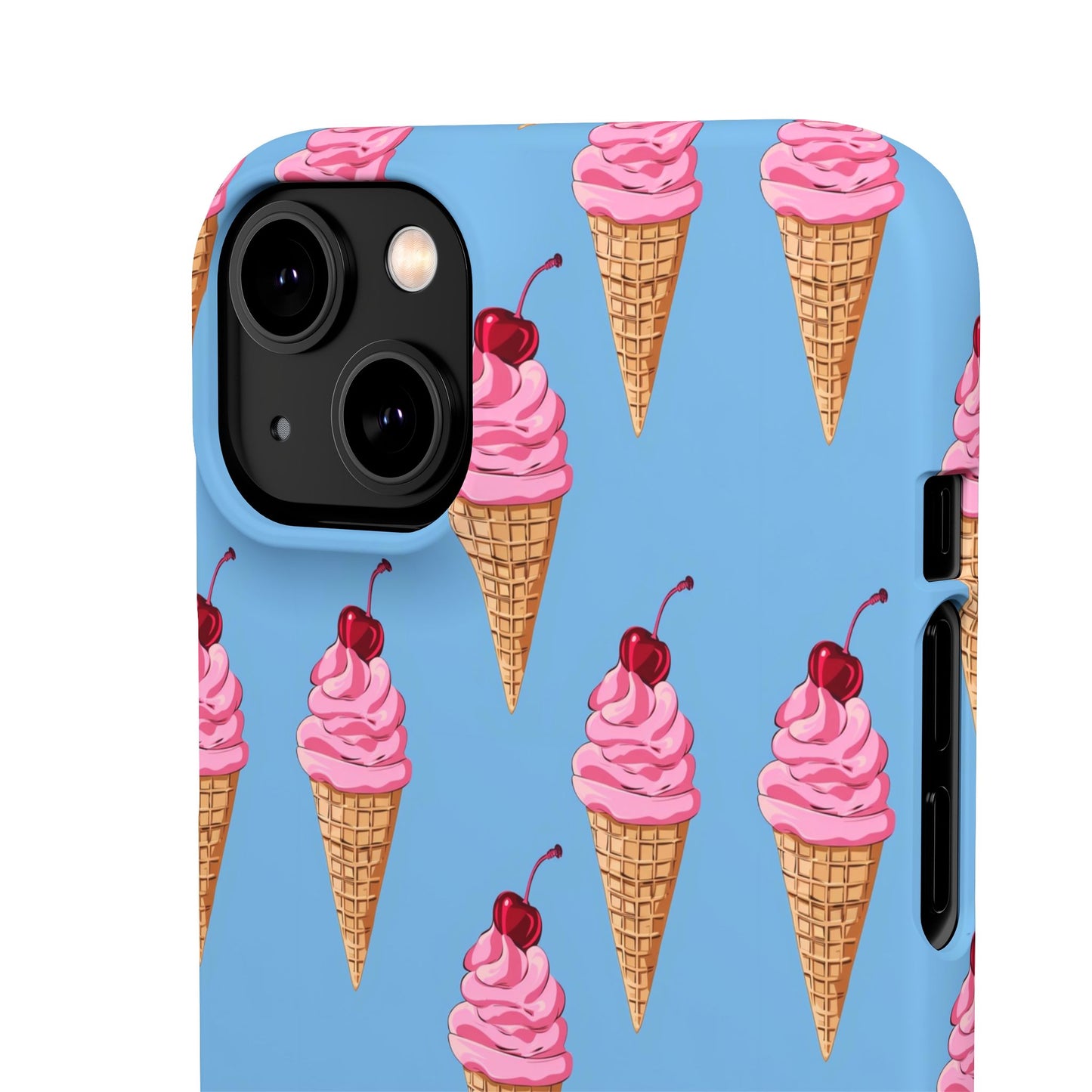 Cherry Swirl Phone Snap Case